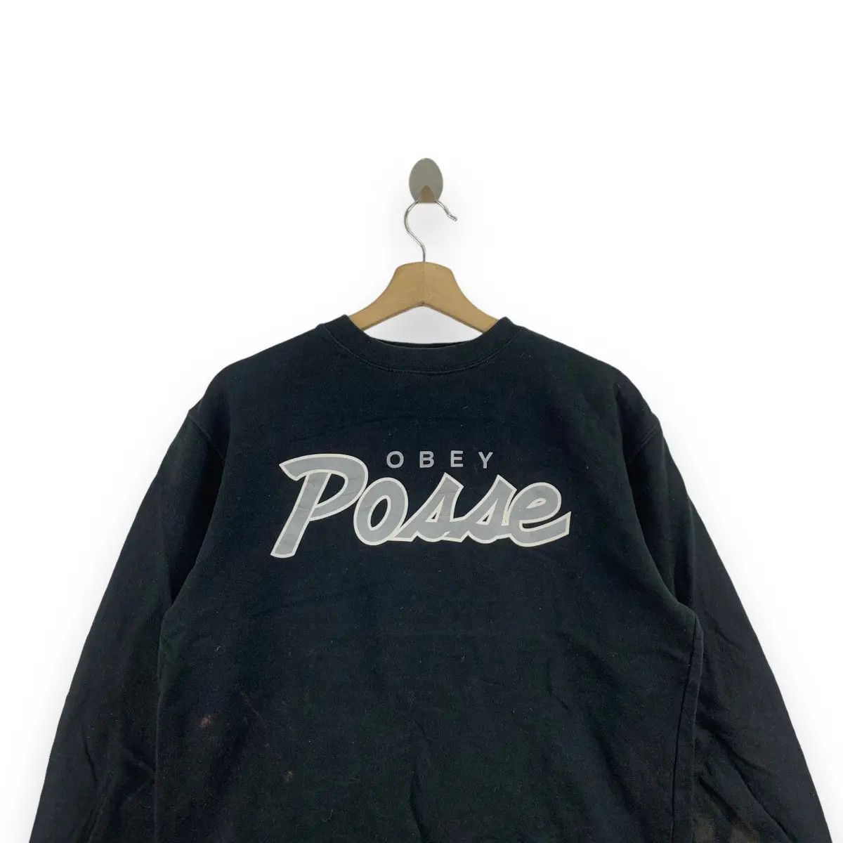 Vintage Vintage OBEY PROPAGANDA POSSE Rebel Crewneck Size S / US 4 / IT 40 - 2 Thumbnail