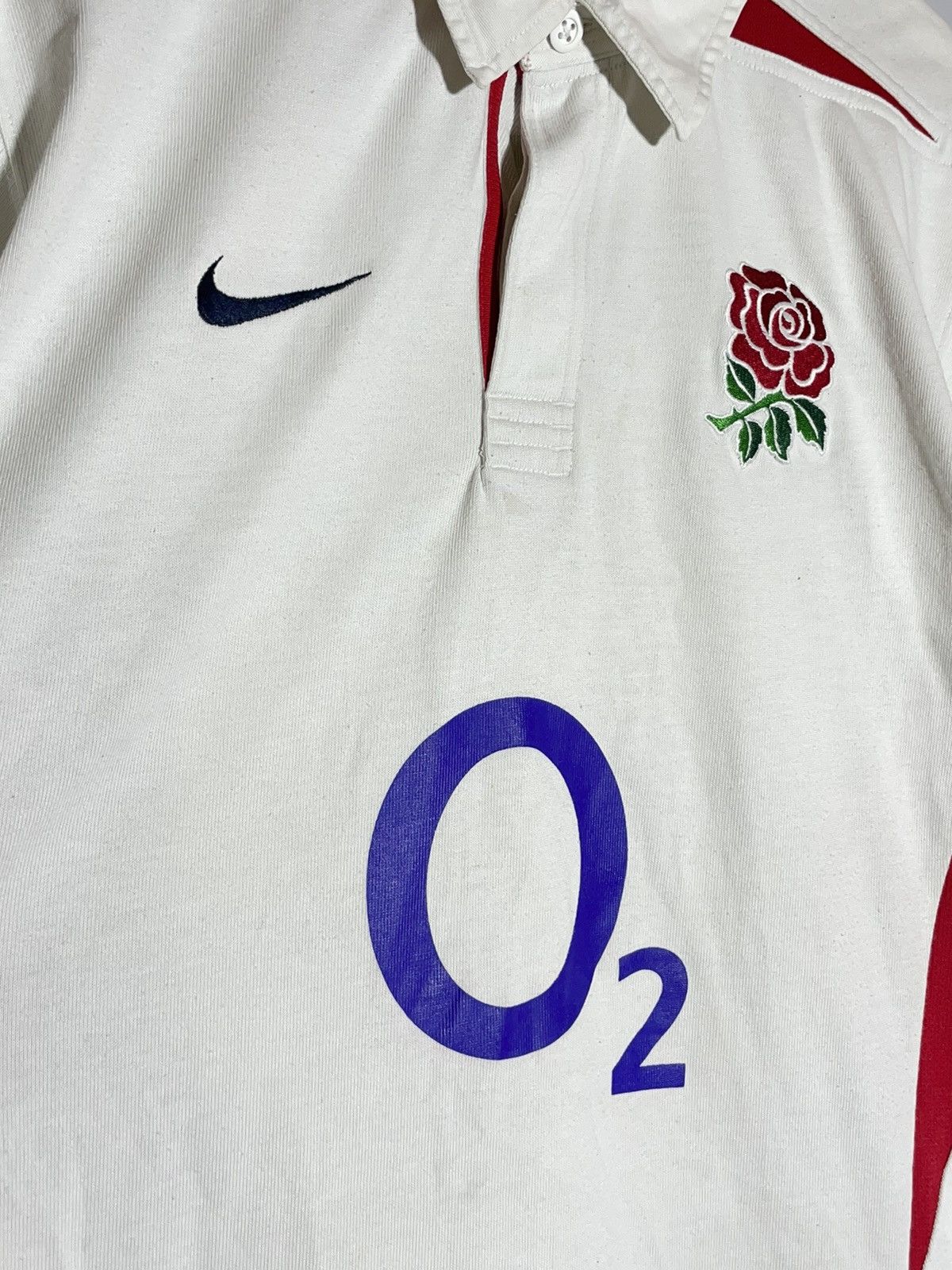 Nike × Vintage England Rugby 2003 2004 Nike Y2k Vintage Rugby Jersey Shirt Size US XL / EU 56 / 4 - 3 Thumbnail