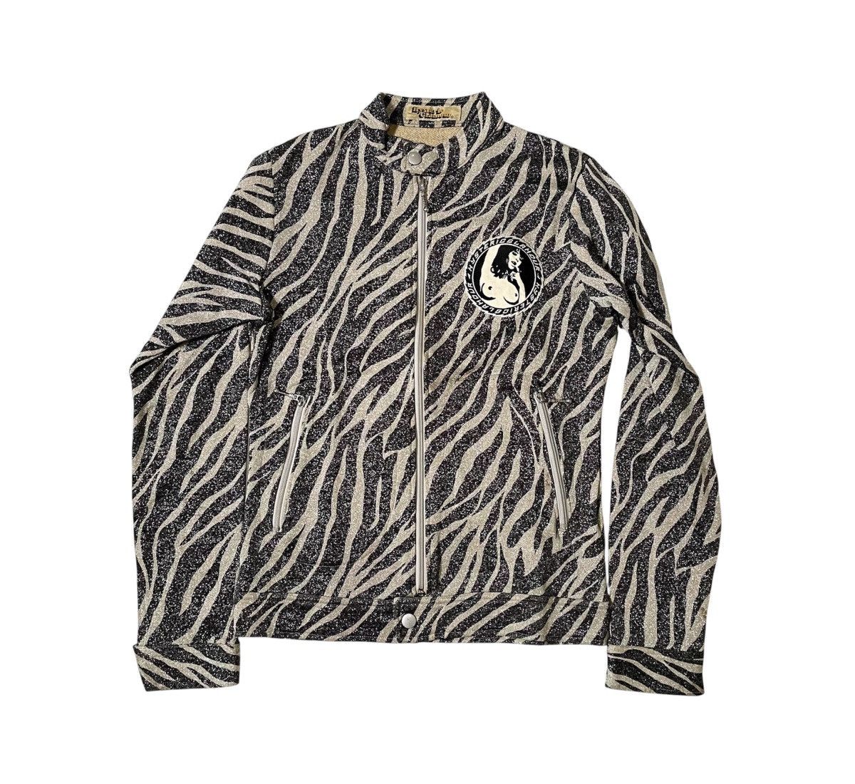 Hysteric Glamour TAX FREE 🇺🇸 hysteric glamour patched zebra print track jacket Size US S / EU 44-46 / 1 - 1 Thumbnail