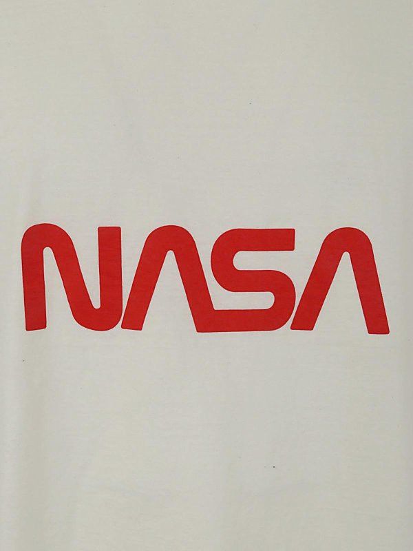Maison MIHARA YASUHIRO o1mris0824 Nasa Printed T-Shirt in White Size US M / EU 48-50 / 2 - 5 Thumbnail