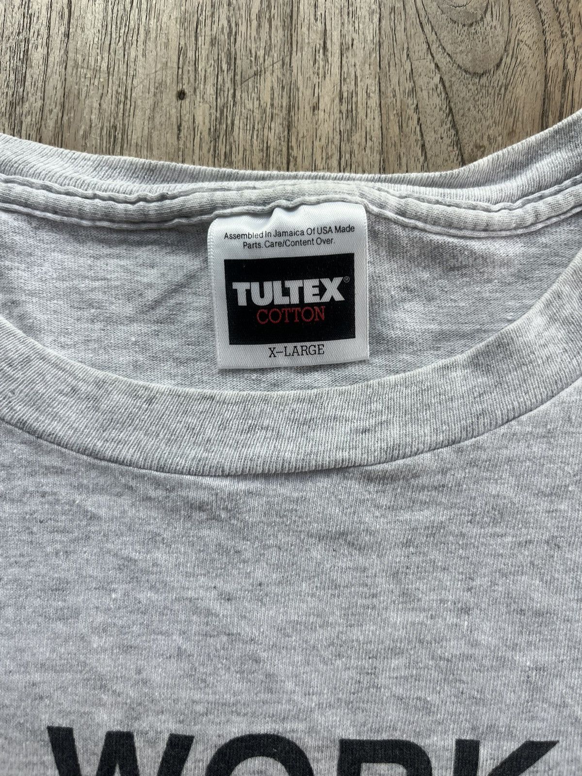 Vintage Vintage Will Work For SEX Free Estimate 90’s T-shirt Size US XL / EU 56 / 4 - 4 Thumbnail