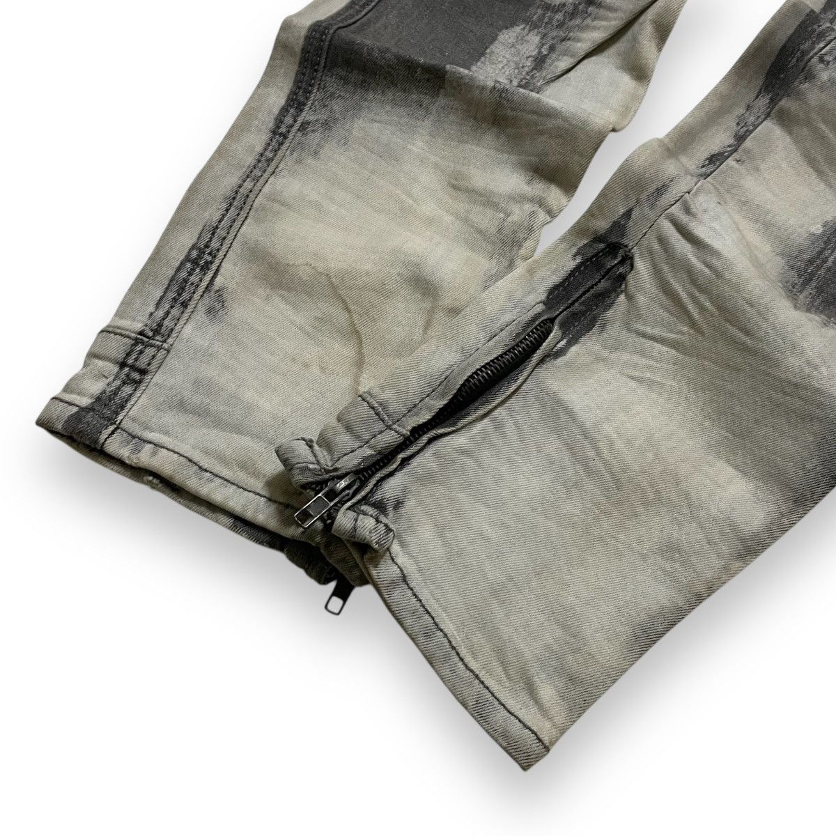 20471120 ORIGINAL BONDAGE ZIPPER ACID WASH DSTAKT DENIM (36×42) Size US 36 / EU 52 - 6 Thumbnail