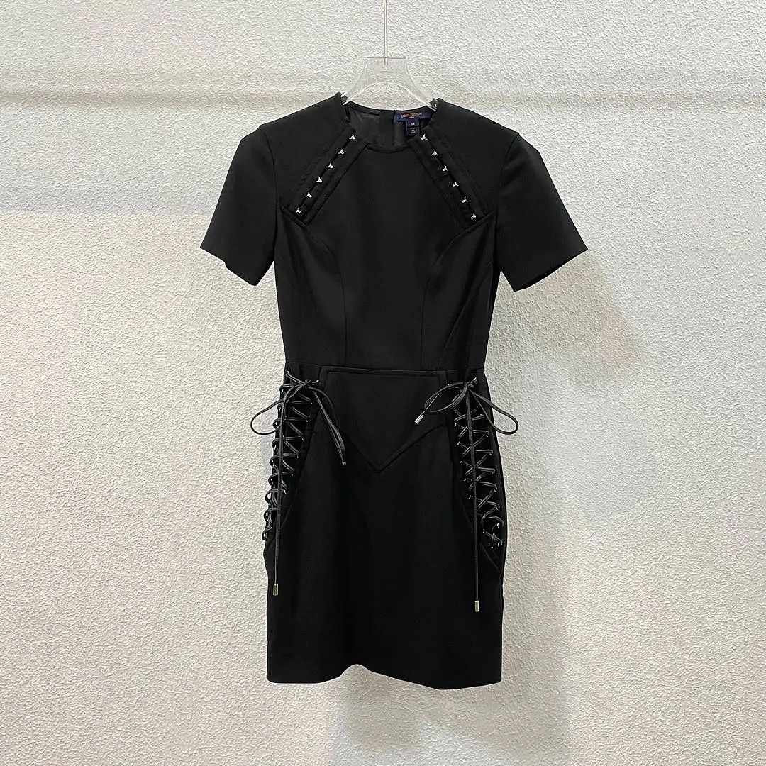 Louis Vuitton Louis Vuitton Lace-Up Mini Dress Size 34 Size XS / US 0-2 / IT 36-38 - 1 Thumbnail