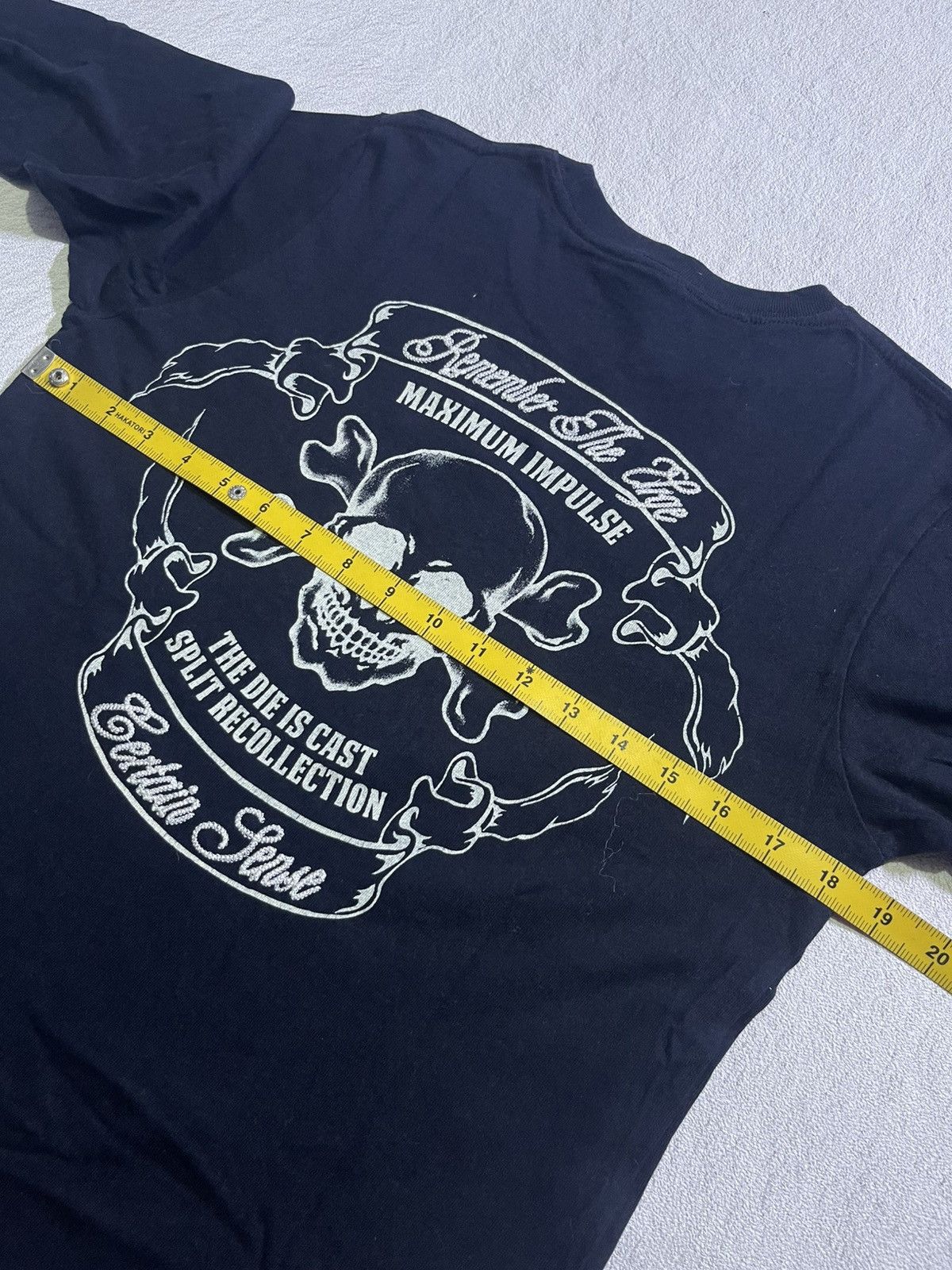 Hysteric Glamour Y2K CONTRIBE long tshirt skull big print Size US M / EU 48-50 / 2 - 10 Thumbnail