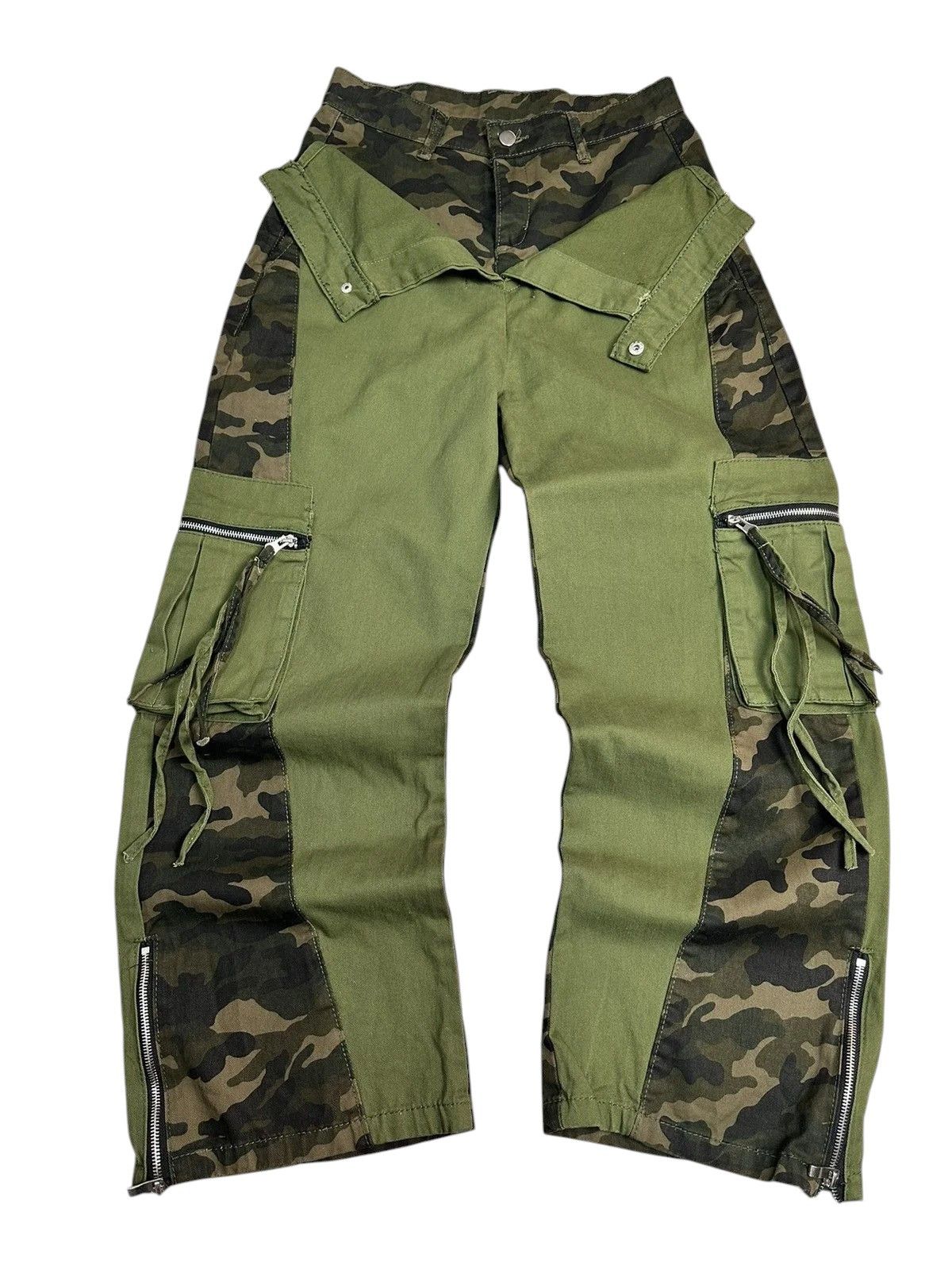 GOA Vintage LGB GOA Flare Military Cargo Pants Ifsixwasnine Size US 32 / EU 48 - 13 Thumbnail