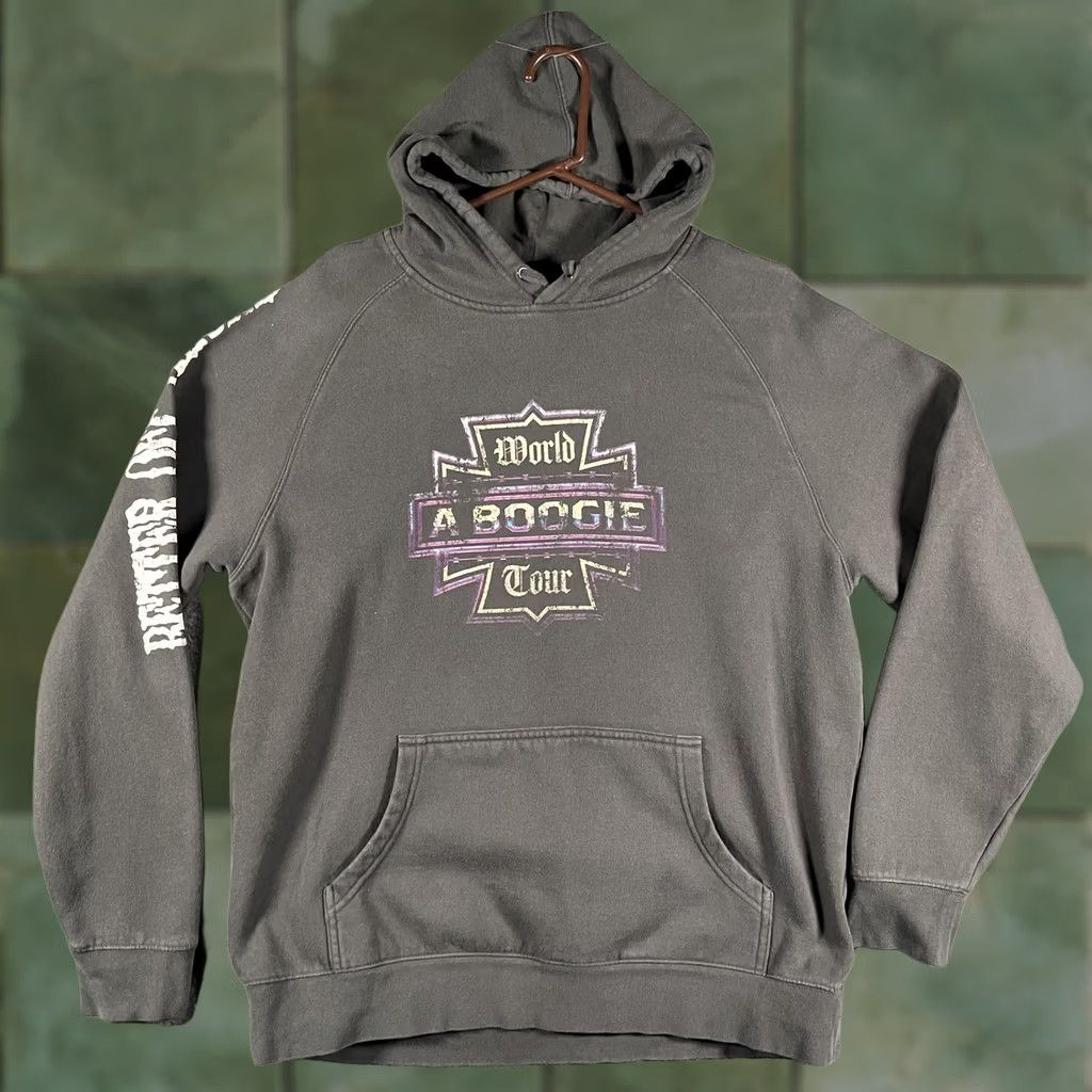 Vintage A Boogie Hoodie Mens XL Black 2024 World Tour Better Off Alone Concert Graphic Shirt Size US XL / EU 56 / 4 - 1 Thumbnail