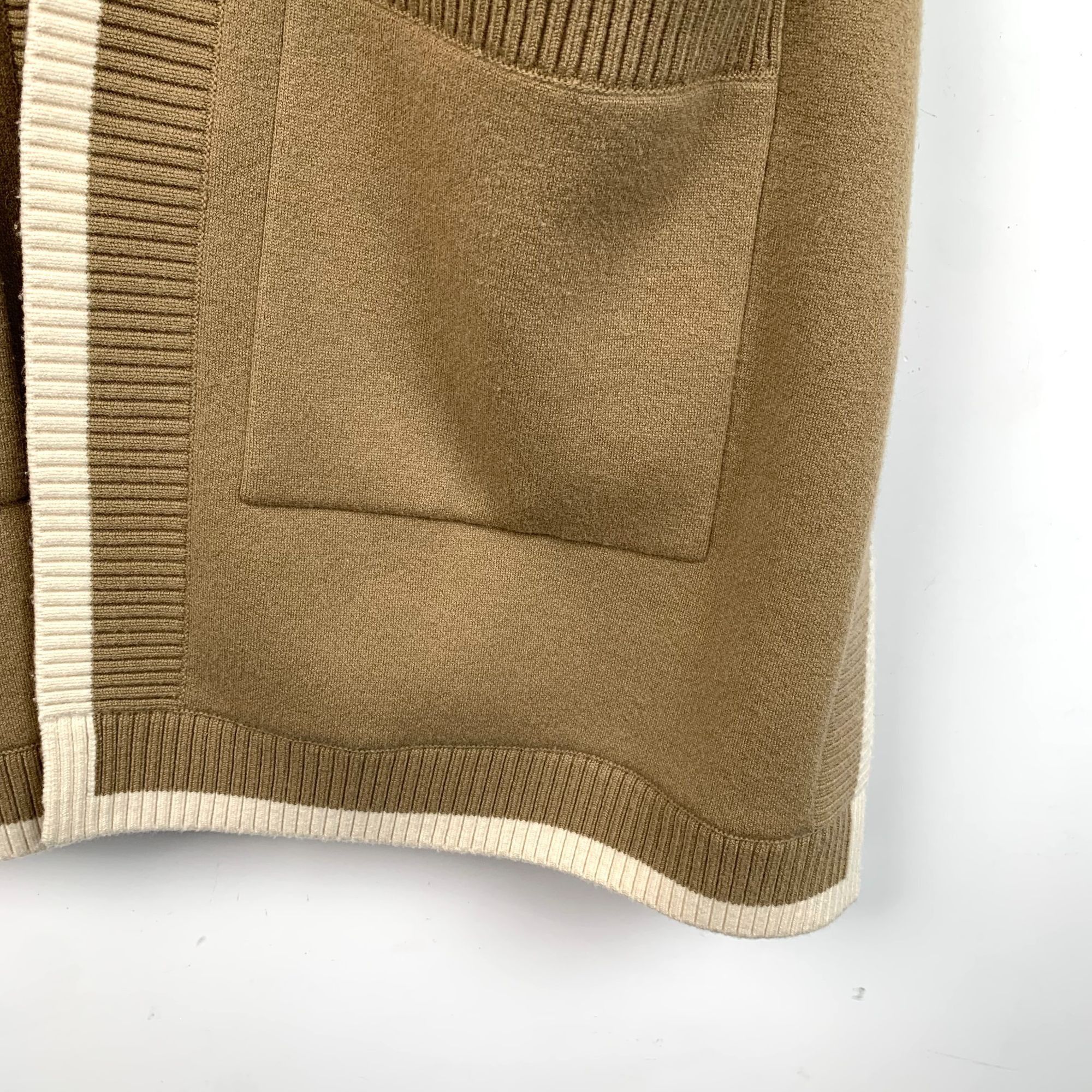 Burberry Burberry Womens Wool & Cashmere Hooded Cape With Pockets Size ONE SIZE - 4 Thumbnail