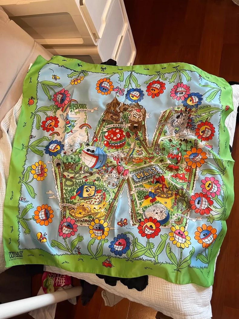 walter van beirendonck Square scarf