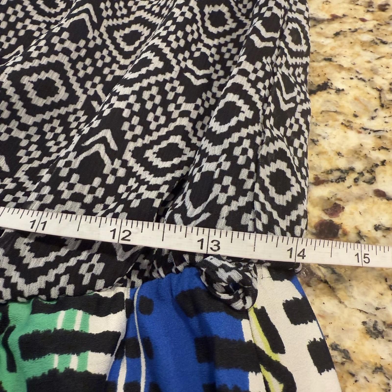 Halo Halo strapless maxi dress colorful contrasting pattern SZ M Size M / US 6-8 / IT 42-44 - 8 Thumbnail