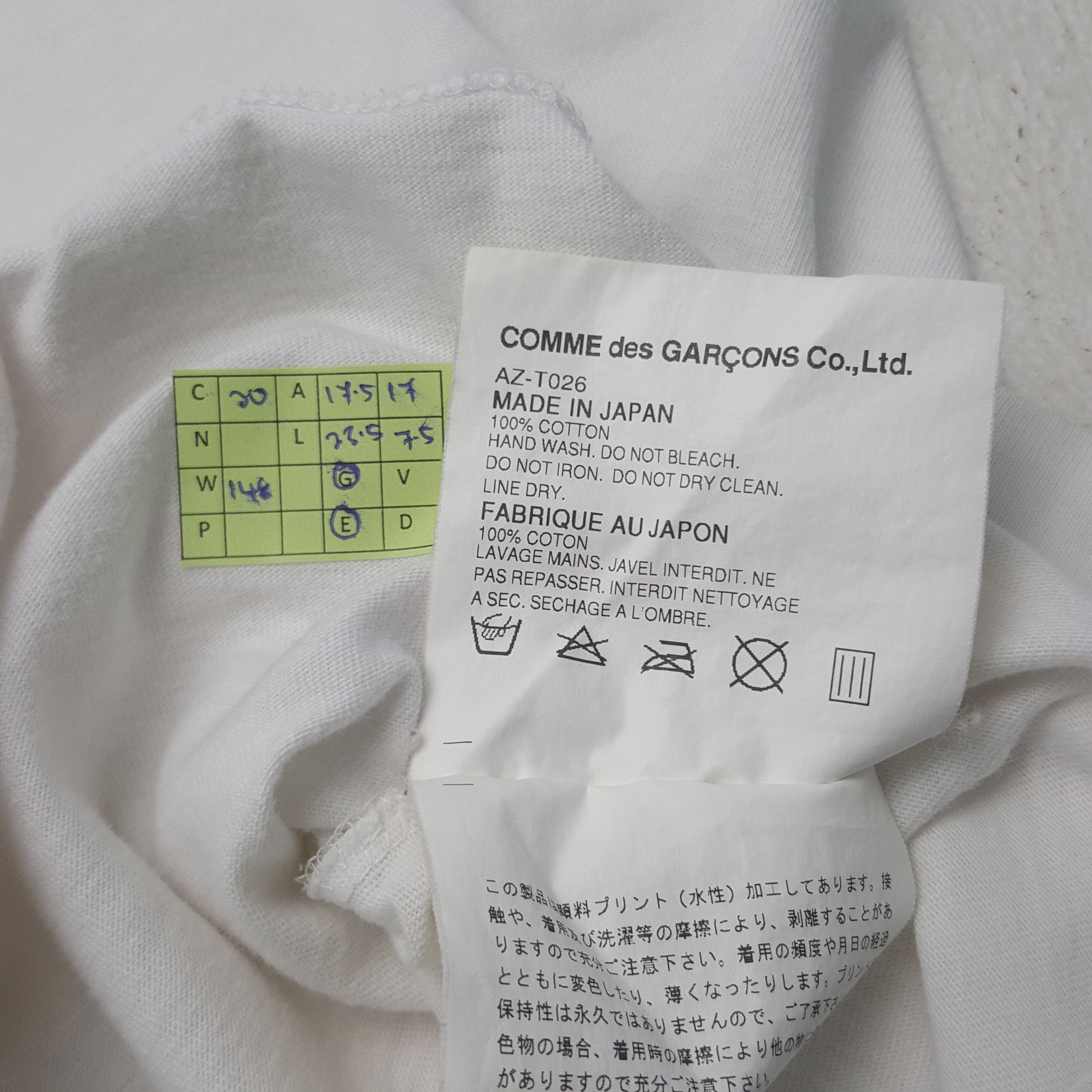 Comme des Garcons PLAY Vintage Comme des Garcons Designerr Tshirt RR20 Size US S / EU 44-46 / 1 - 5 Thumbnail