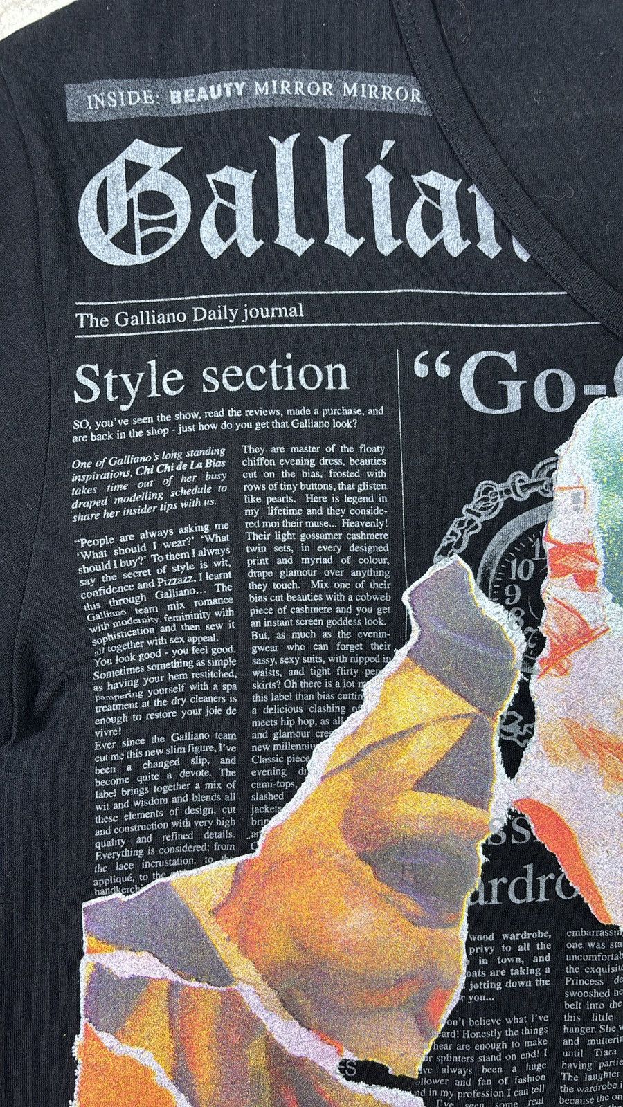 John Galliano JOHN GALLIANO SS00 CLOWN GAZETTE T-SHIRT Size US S / EU 44-46 / 1 - 3 Thumbnail