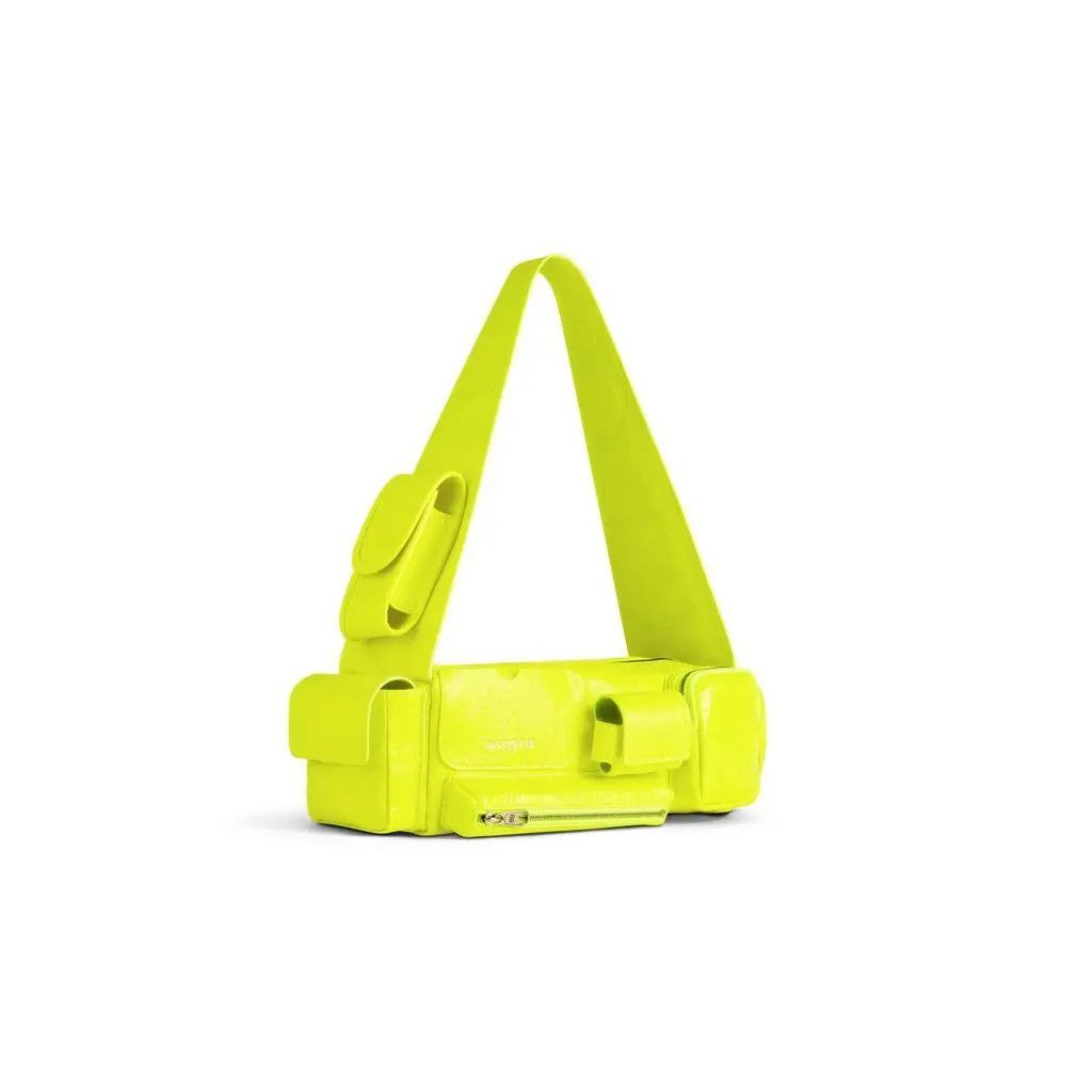 Balenciaga o1mt1gz0525 Size: OS / Superbusy XS Sling Bag in Yellow Size ONE SIZE - 2 Thumbnail