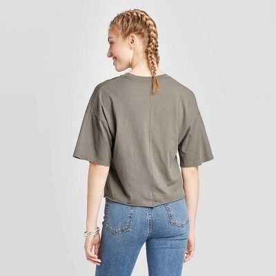 Other Juniors Rainbow Bolt Tiger Elbow Sleeve Cropped Graphic T-Sh Size XS / US 0-2 / IT 36-38 - 2 Thumbnail