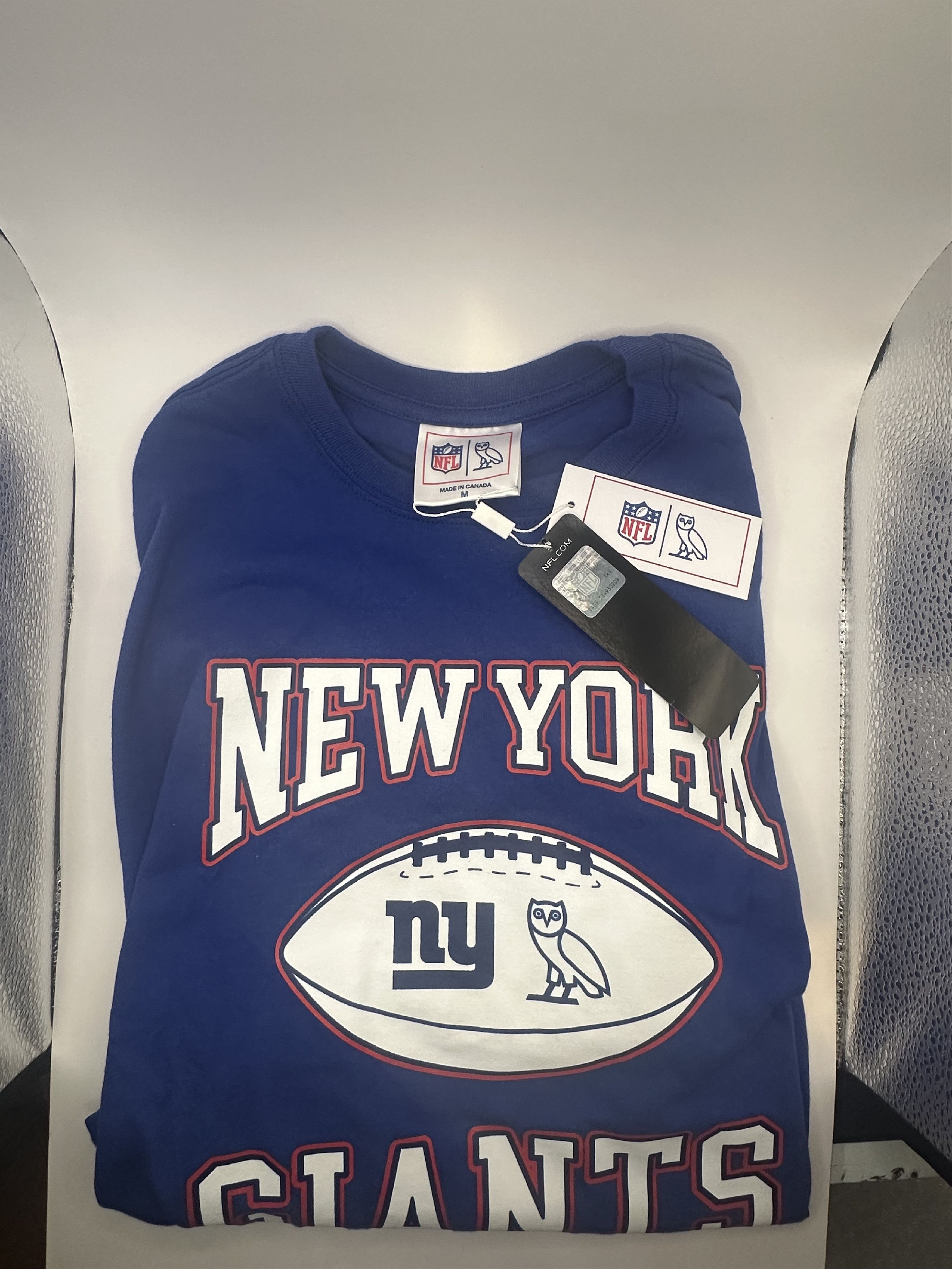 NFL × October's Very Own OVO x NFL New York Giants Longsleeve T-Shirt new with tags Size US M / EU 48-50 / 2 - 1 Thumbnail