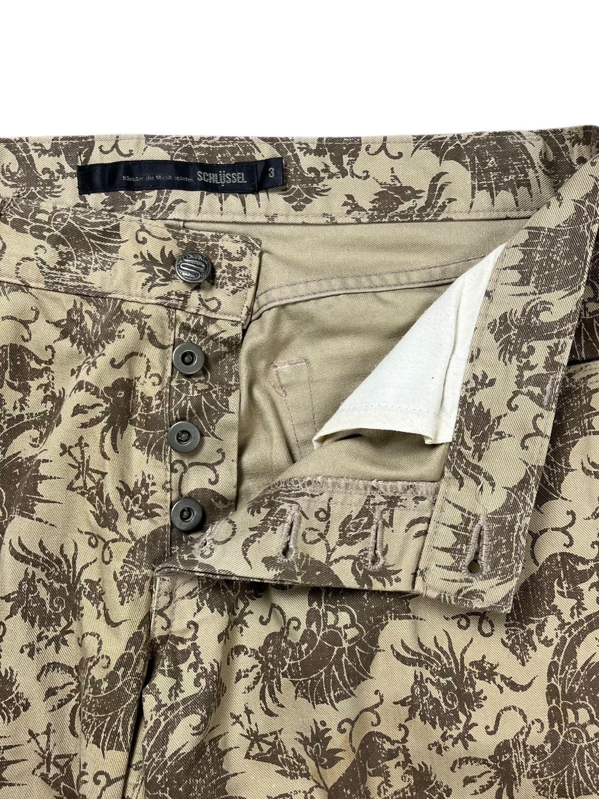 BUFFALO BOBS 2000s Schlussel - Dragon Flared Pants Size US 30 / EU 46 - 7 Thumbnail