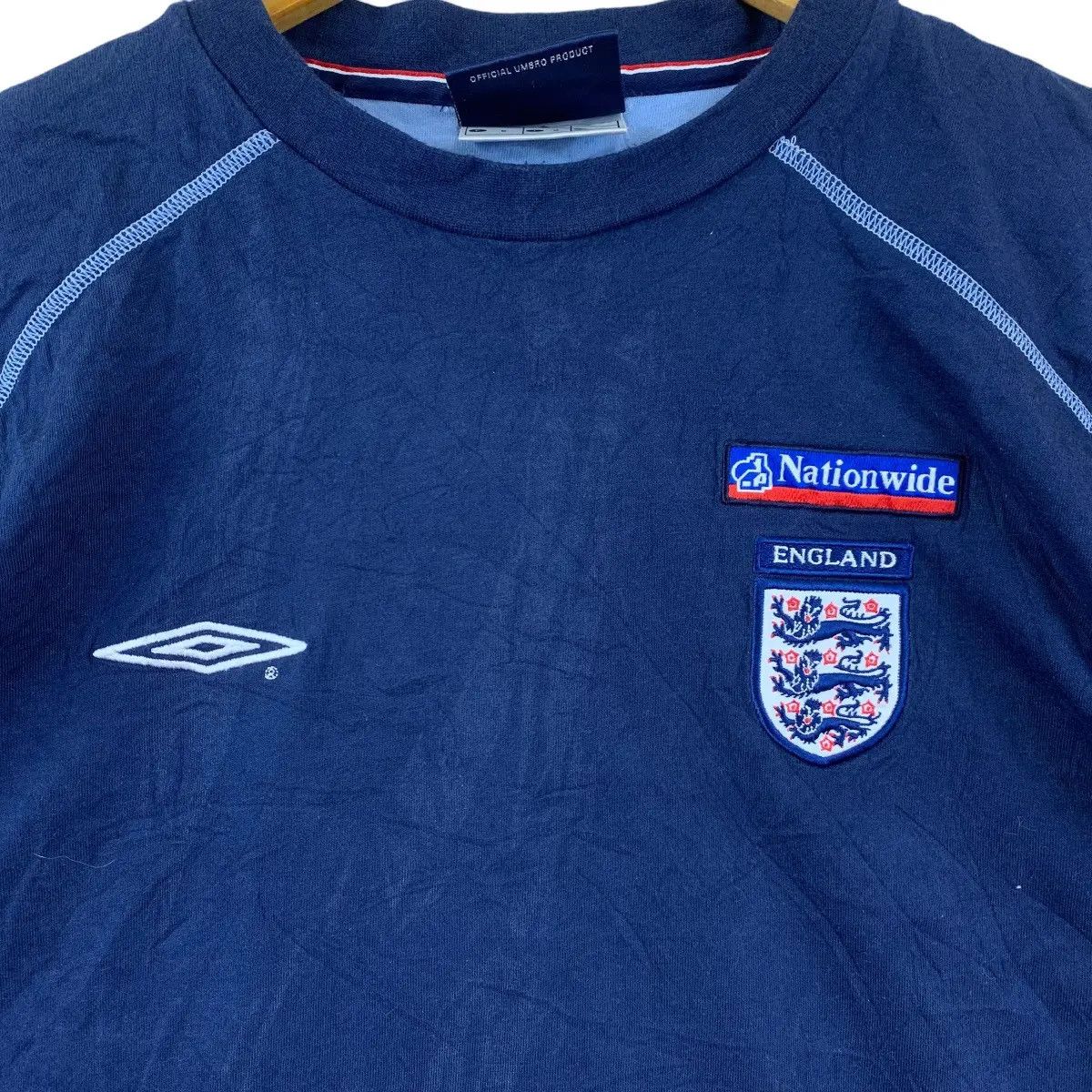 Umbro Vintage UMBRO ENGLAND NATIONWIDE Michael Owen Jersey Size US M / EU 48-50 / 2 - 4 Thumbnail