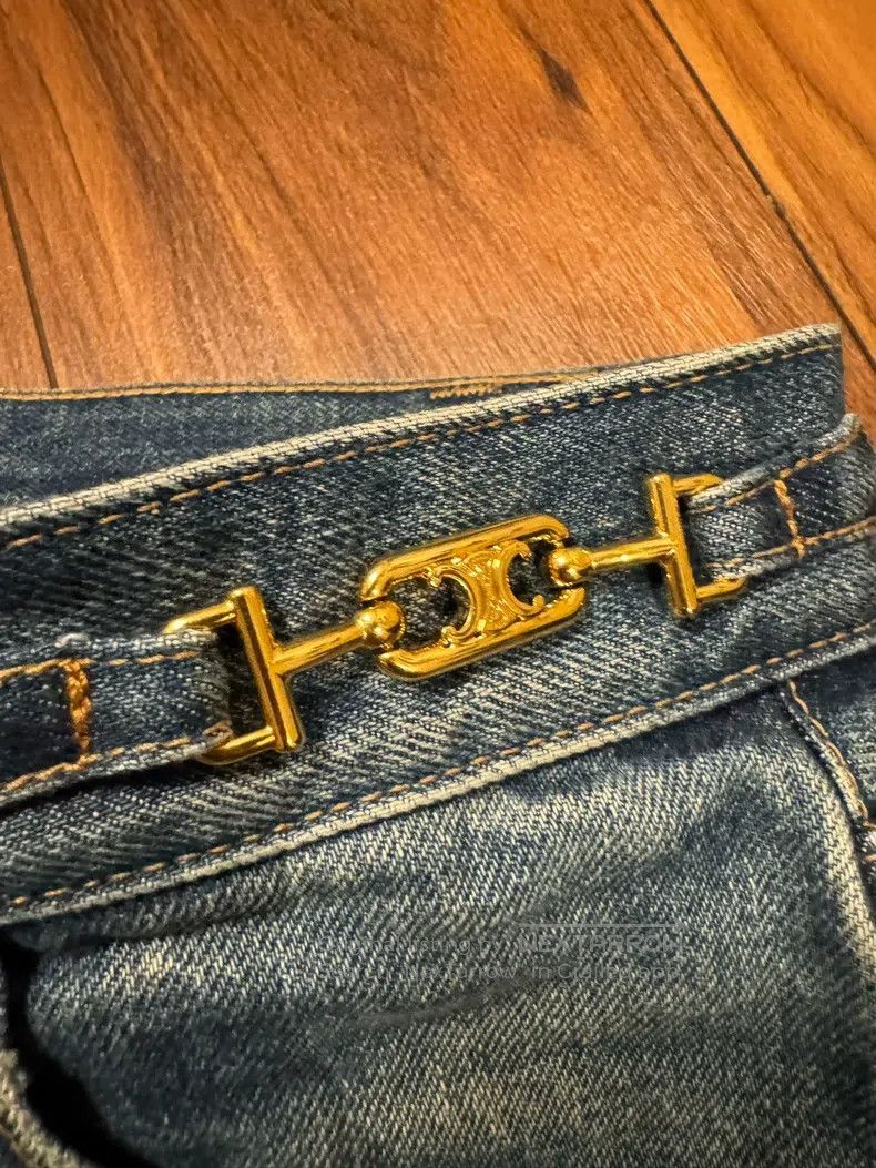Celine CELINE Denim Pants Classic Style Size US 26 / EU 42 - 4 Thumbnail