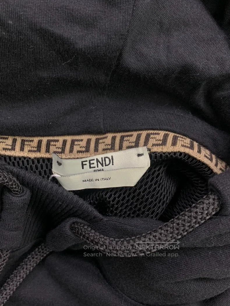 Fendi Fendi Black large logo waist-cinching sweater dress Size XS / US 0-2 / IT 36-38 - 4 Thumbnail