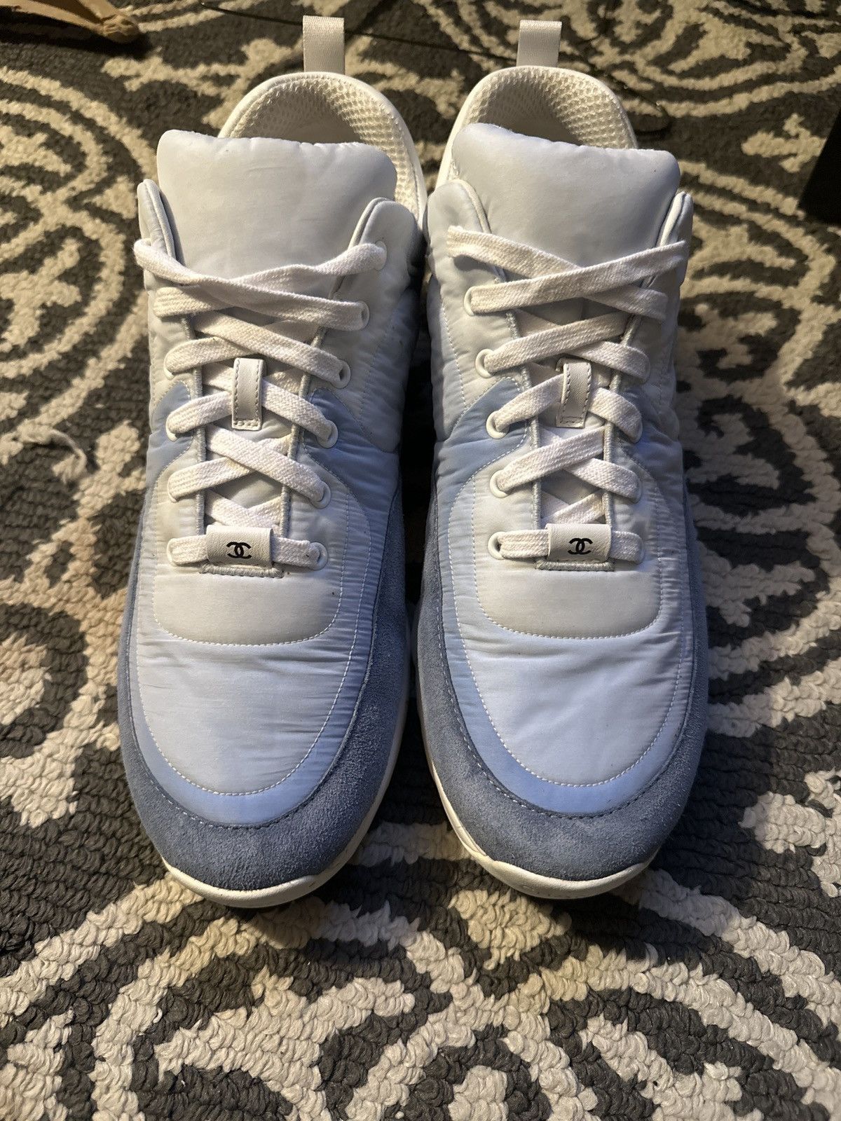 Chanel Chanel 21CC Sneaker Trainer Sky Blue/Grey Size US 12 / EU 45 - 3 Thumbnail