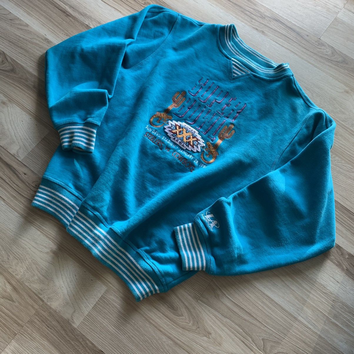 NFL × Vintage Vintage 1996 NFL Super Bowl Baggy Vintage sports crewneck Size US M / EU 48-50 / 2 - 2 Thumbnail