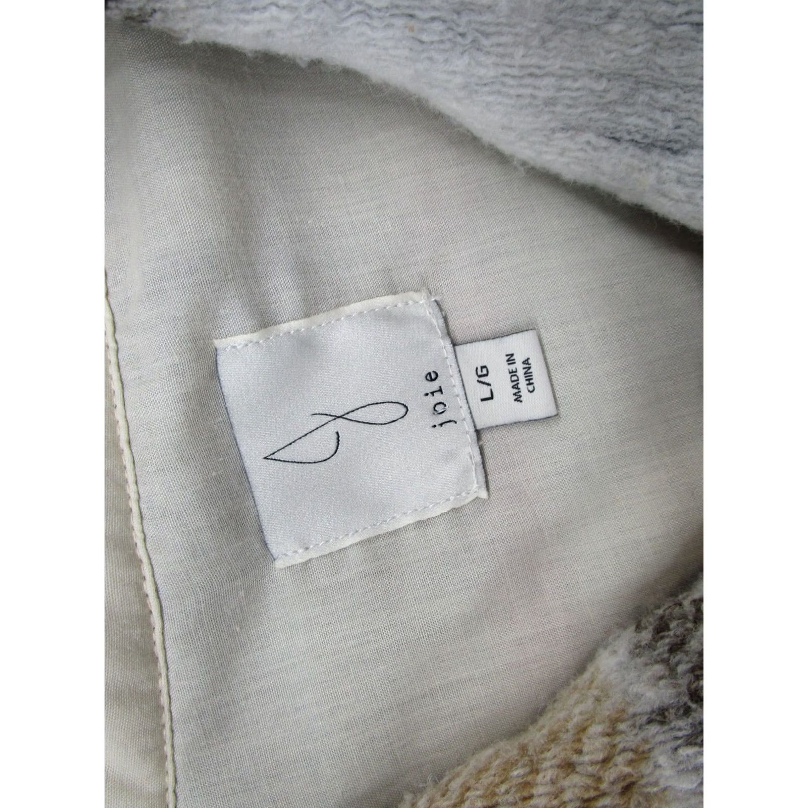 Joie Joie Shacket Plaid Pockets Chore Jacket Button Up Size L Wool Blend Women's Casual Jacket Size L / US 10 / IT 46 - 3 Thumbnail
