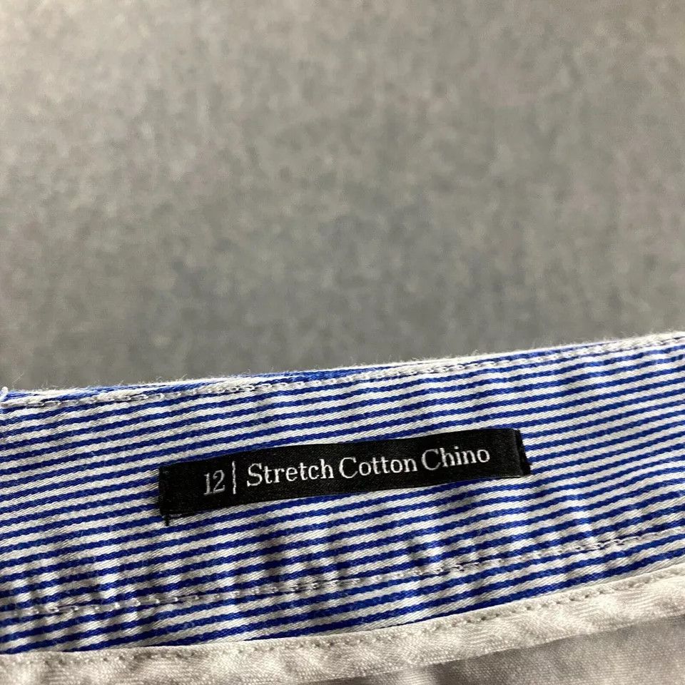 Talbots Talbots Pants Womens 12 Blue Striped Stretch Cotton Chino Size 34" / US 12 / IT 48 - 7 Thumbnail