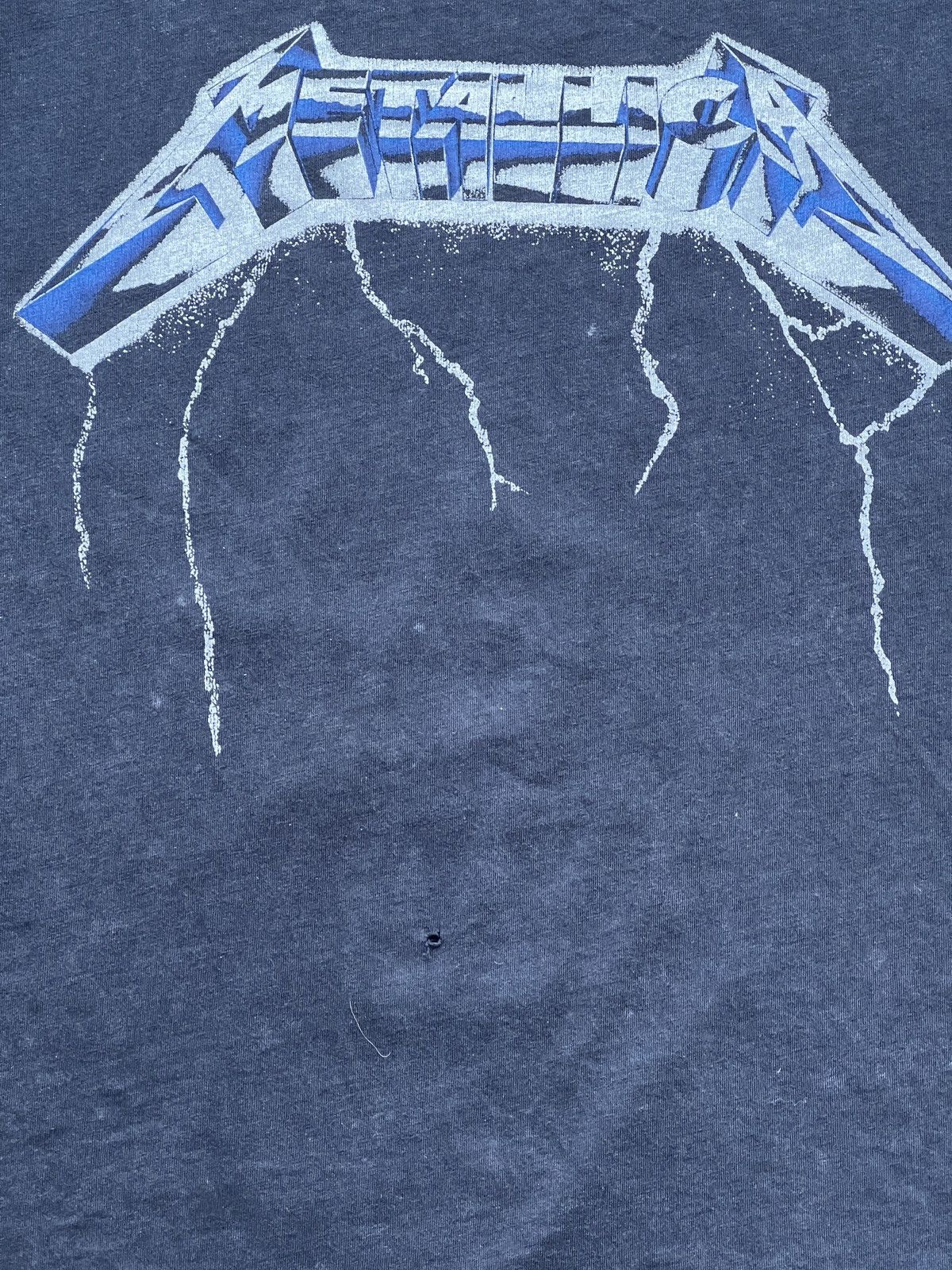 Band Tees Vintage 2000s 80s style Metallica Ride the Lightning Large Size US L / EU 52-54 / 3 - 6 Thumbnail