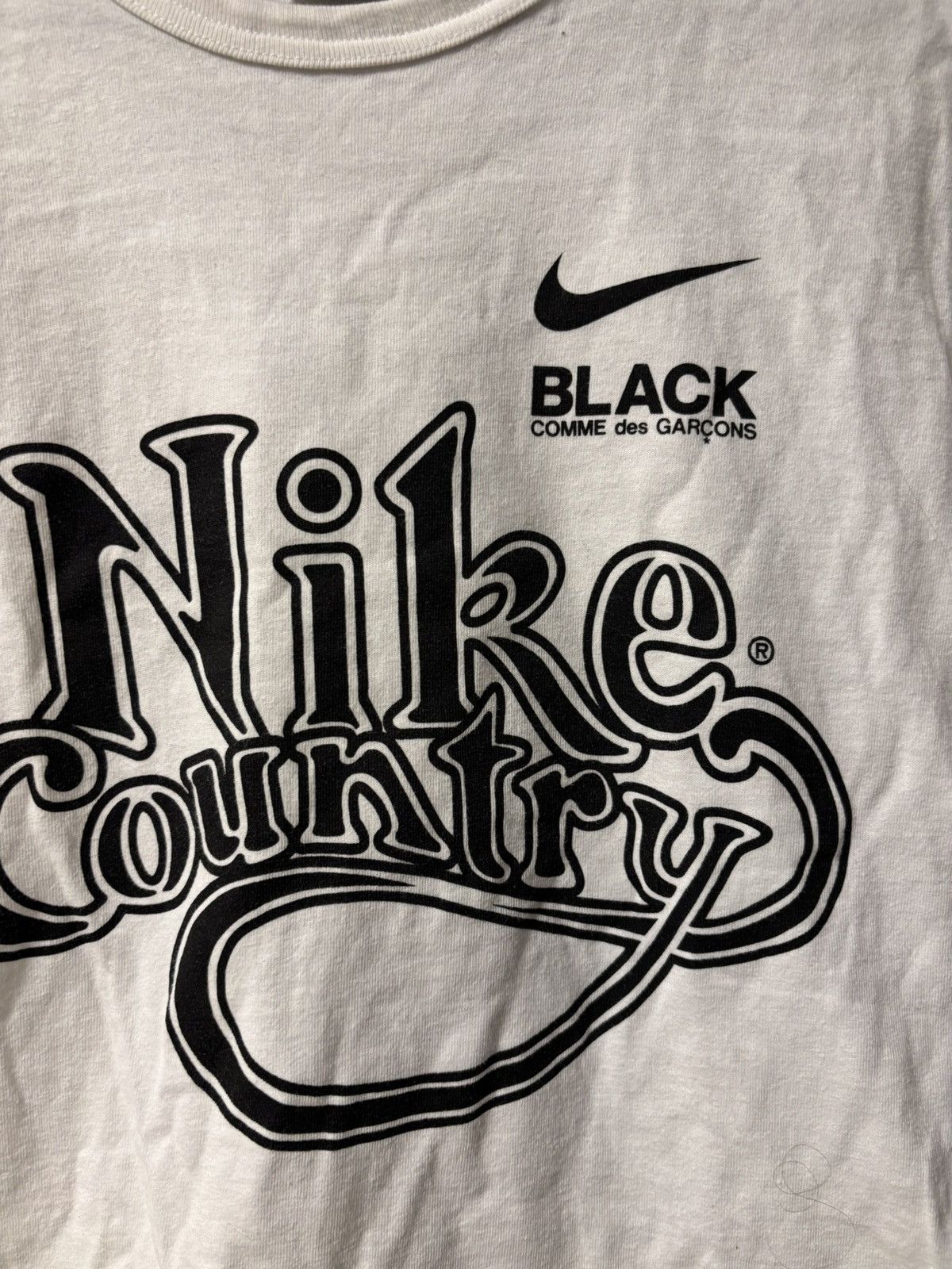 Comme des Garcons Comme des Garcons x Nike T-Shirt in White Size US S / EU 44-46 / 1 - 2 Thumbnail