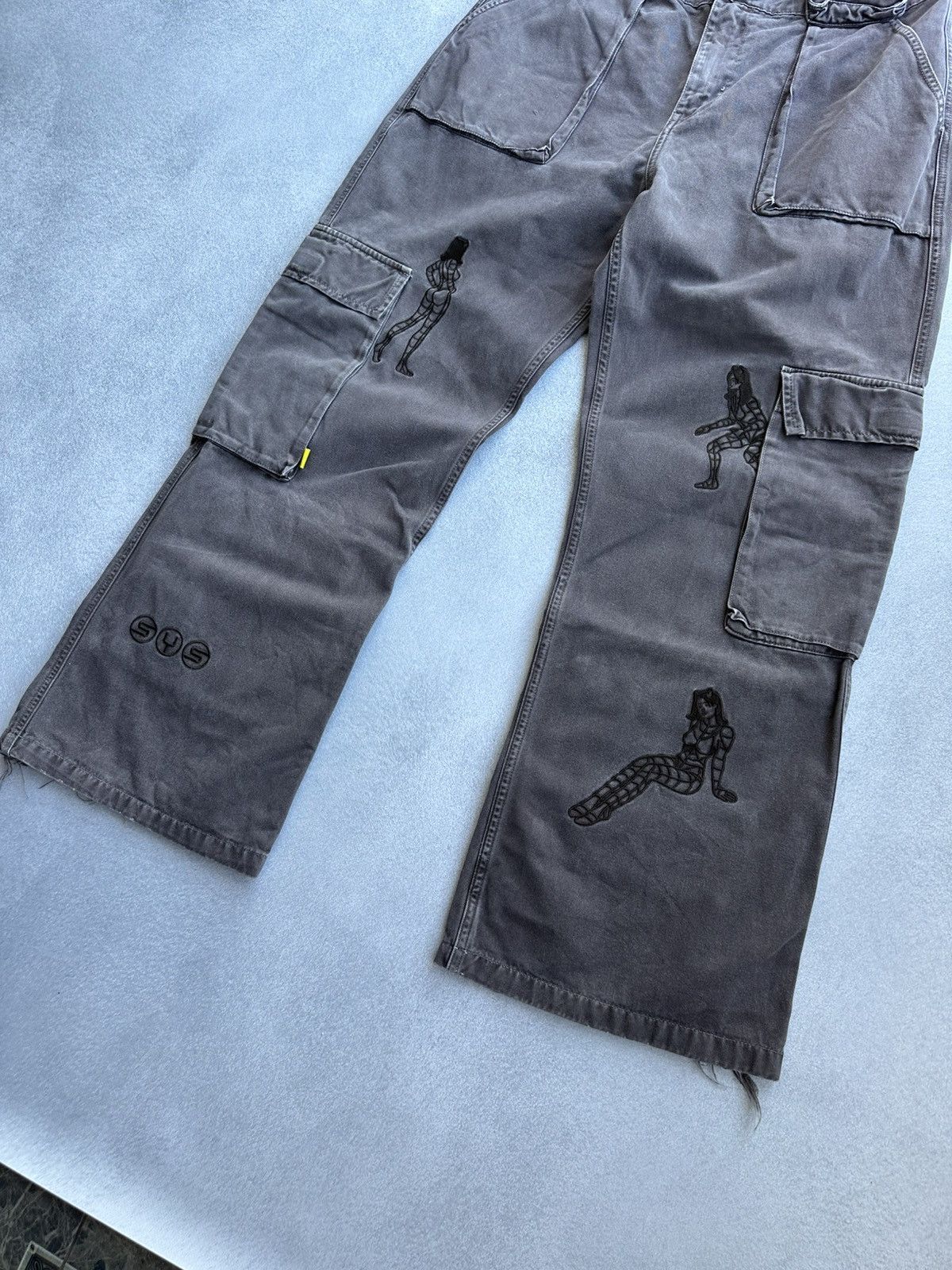 Systemic Systemic (システミック) x Slam Jam Graphic Cargo Pants Size US 32 / EU 48 - 3 Thumbnail