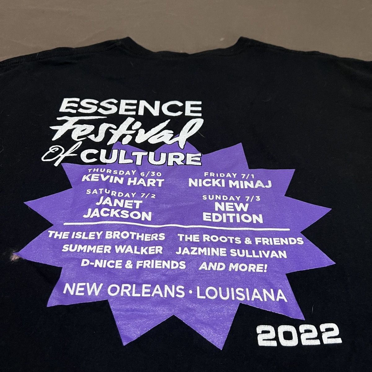Band Tees × Rap Tees 2022 Essence Fest R&B JANET JOHNSON NICKI MINAJ 2XL Size US XXL / EU 58 / 5 - 8 Thumbnail