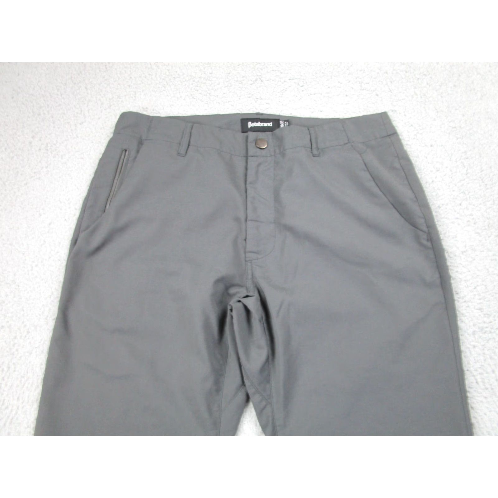 Vintage Betabrand Pants Mens 30x32 Gray Tech Lightweight Work Casual Daily Size US 30 / EU 46 - 2 Thumbnail