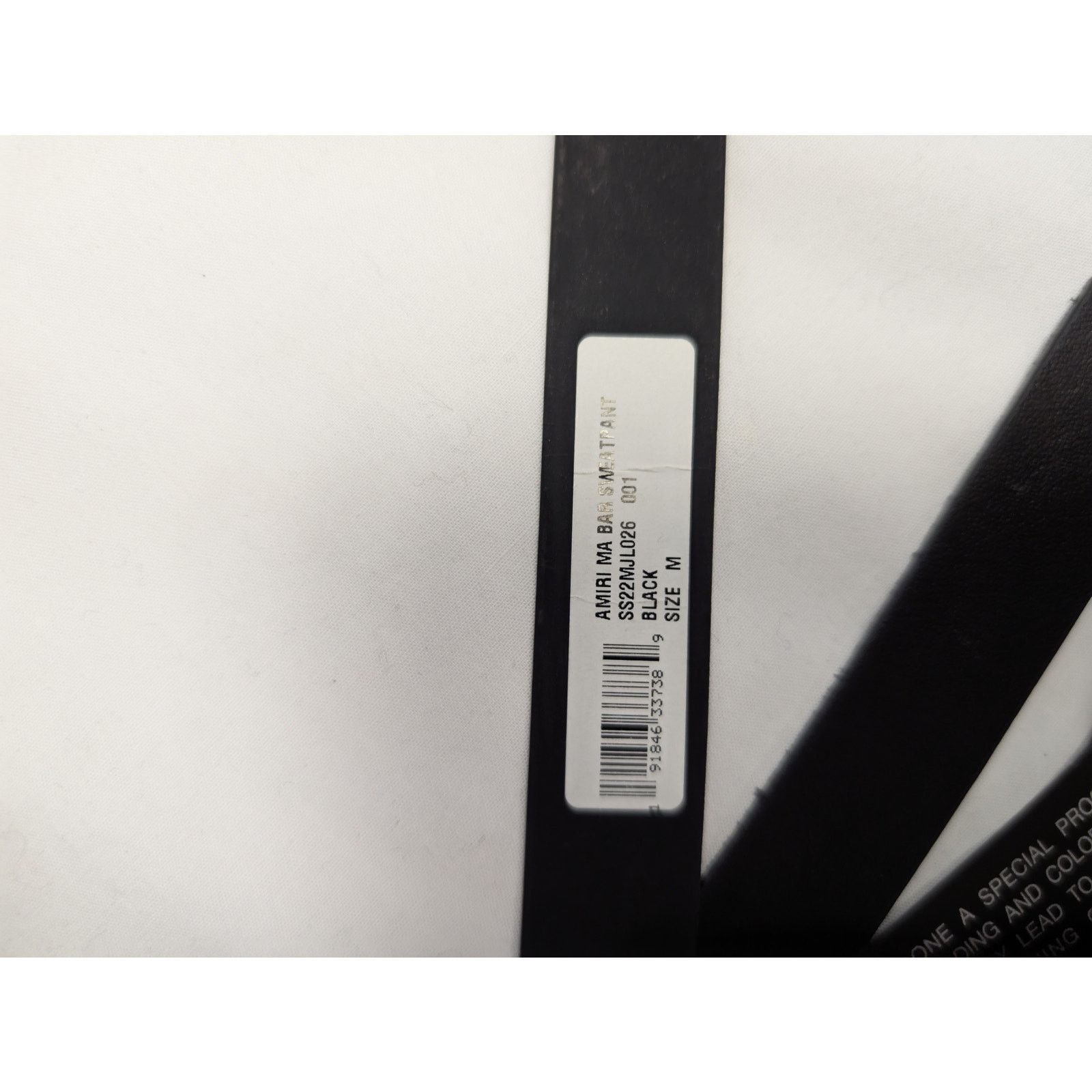 Amiri o1rshd1 Q:2 / MA Sweatpants / Joggers in Black Size US 32 / EU 48 - 23 Thumbnail
