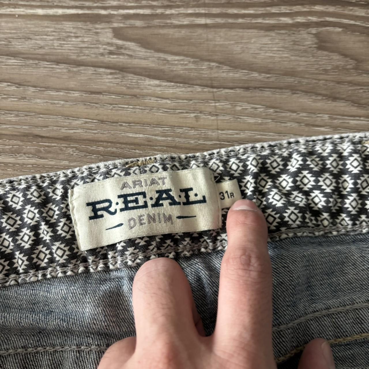 Vintage Crazy Vintage Y2K/2000s Grunge Dark Wash Faded Denim Jeans! 31x32 Size US 31 - 8 Thumbnail