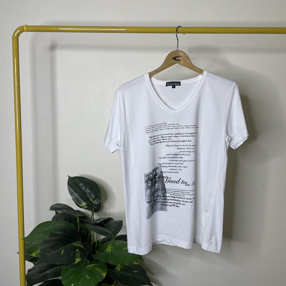 If Six Was Nine × Japanese Brand × Seditionaries Sorridere Seditionaries Poem Cyber Gothic Punk T Shirt Size US M / EU 48-50 / 2 - 1 Thumbnail