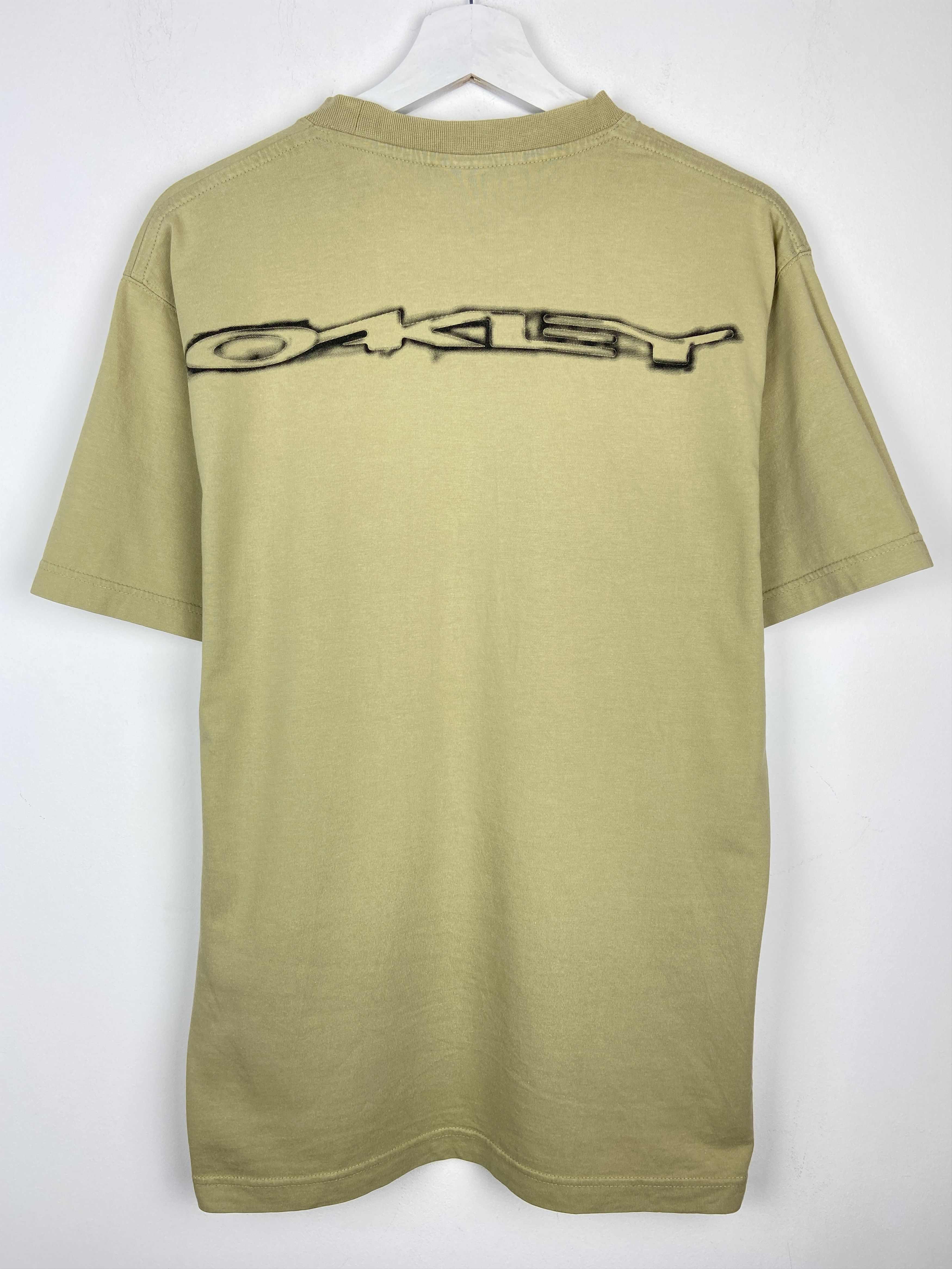 Vintage 90s Vintage Oakley Software Big Center Logo T Shirt