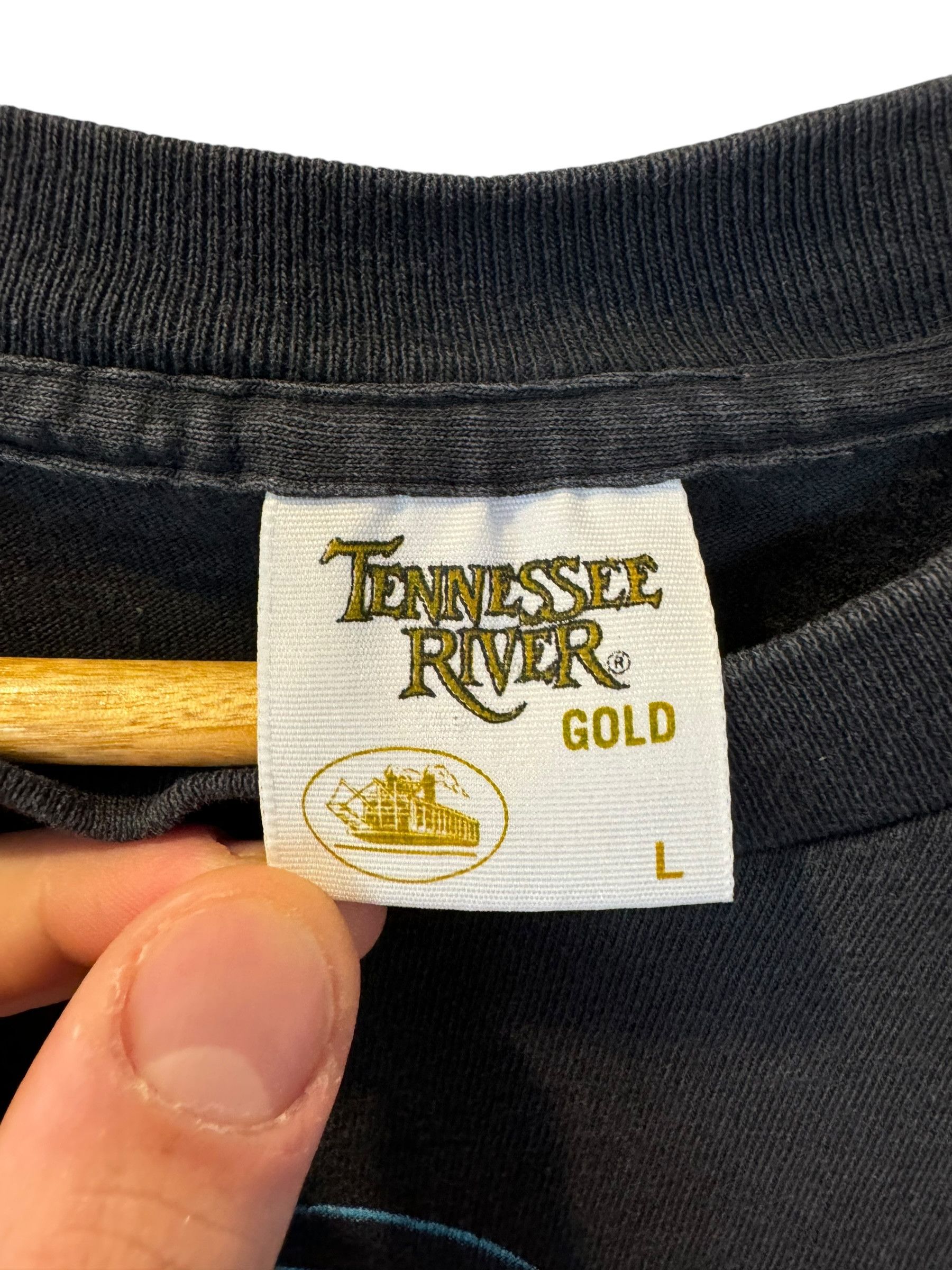Vintage Vintage 1997 Tennessee River Gold Aliens "Believe" T-shirt Size US L / EU 52-54 / 3 - 3 Thumbnail