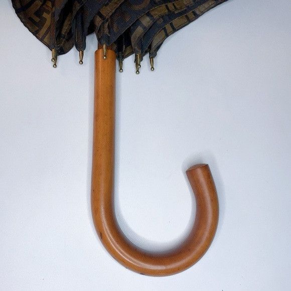 Fendi Vintage Fendi Zucca Double F Pattern Nylon Umbrella Size ONE SIZE - 15 Thumbnail