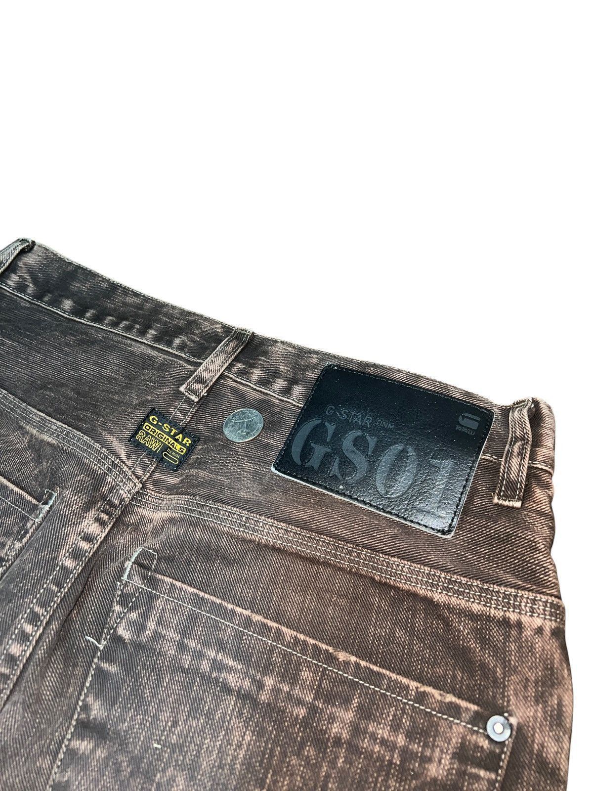 G-Star G-Star Brown Jean Wash Size US 30 / EU 46 - 4 Thumbnail