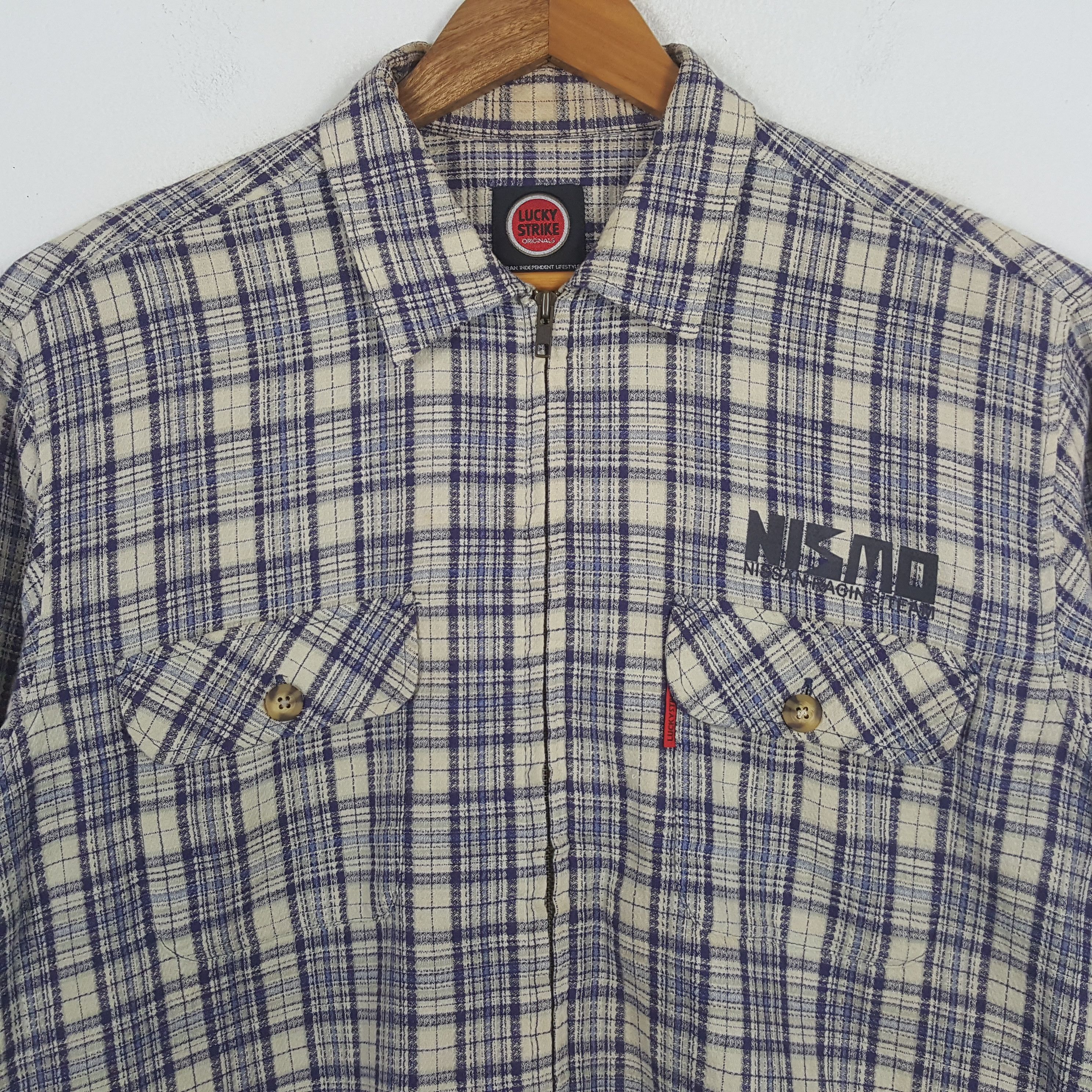 Japanese Brand × Vintage Vintage Lucky Strike Nismo Nissan Racing Team Custom Jacket Size US L / EU 52-54 / 3 - 4 Thumbnail