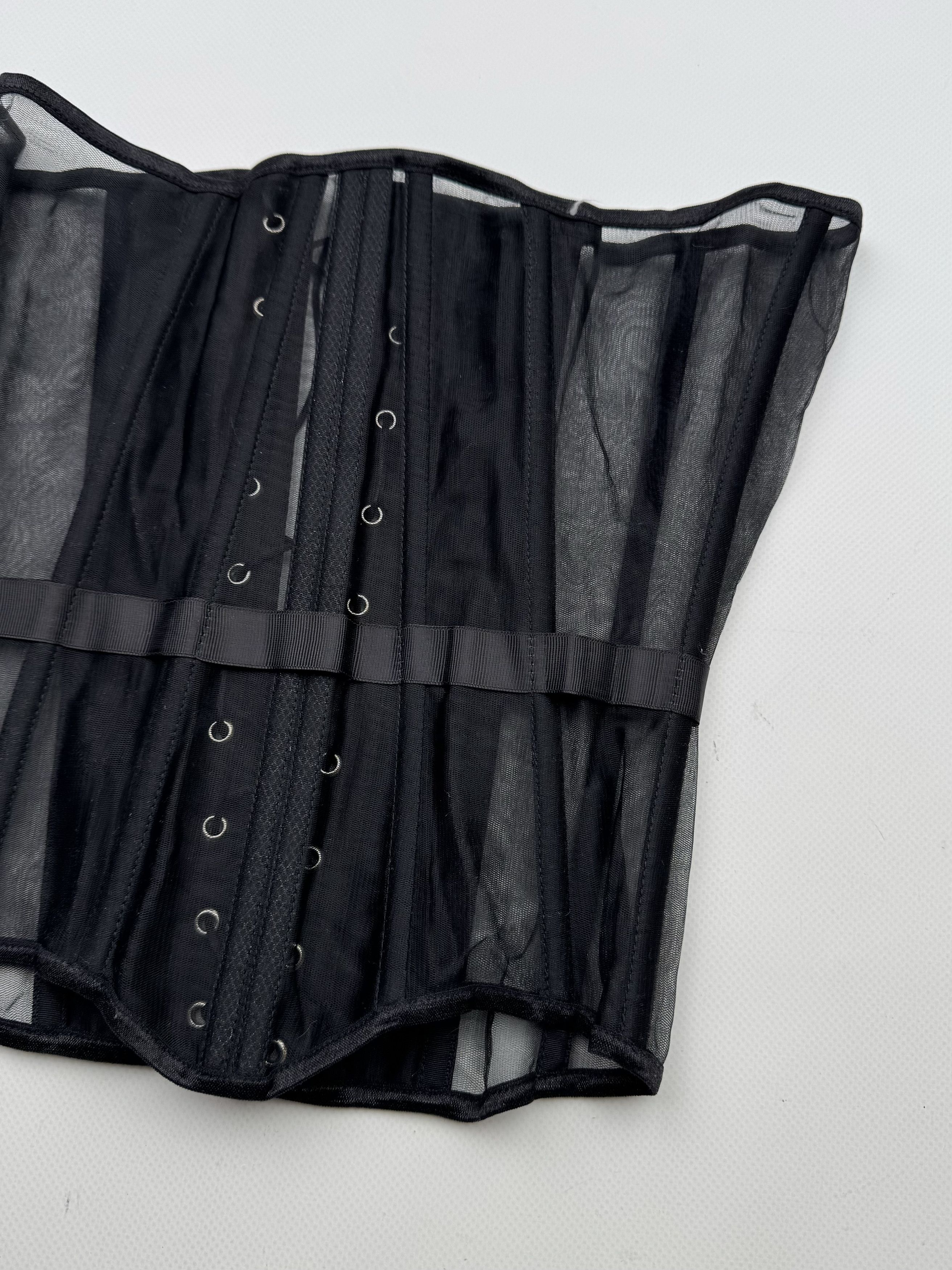 Vintage 90's Mesh Corset B296(E2)(V392) Size S / US 4 / IT 40 - 3 Thumbnail
