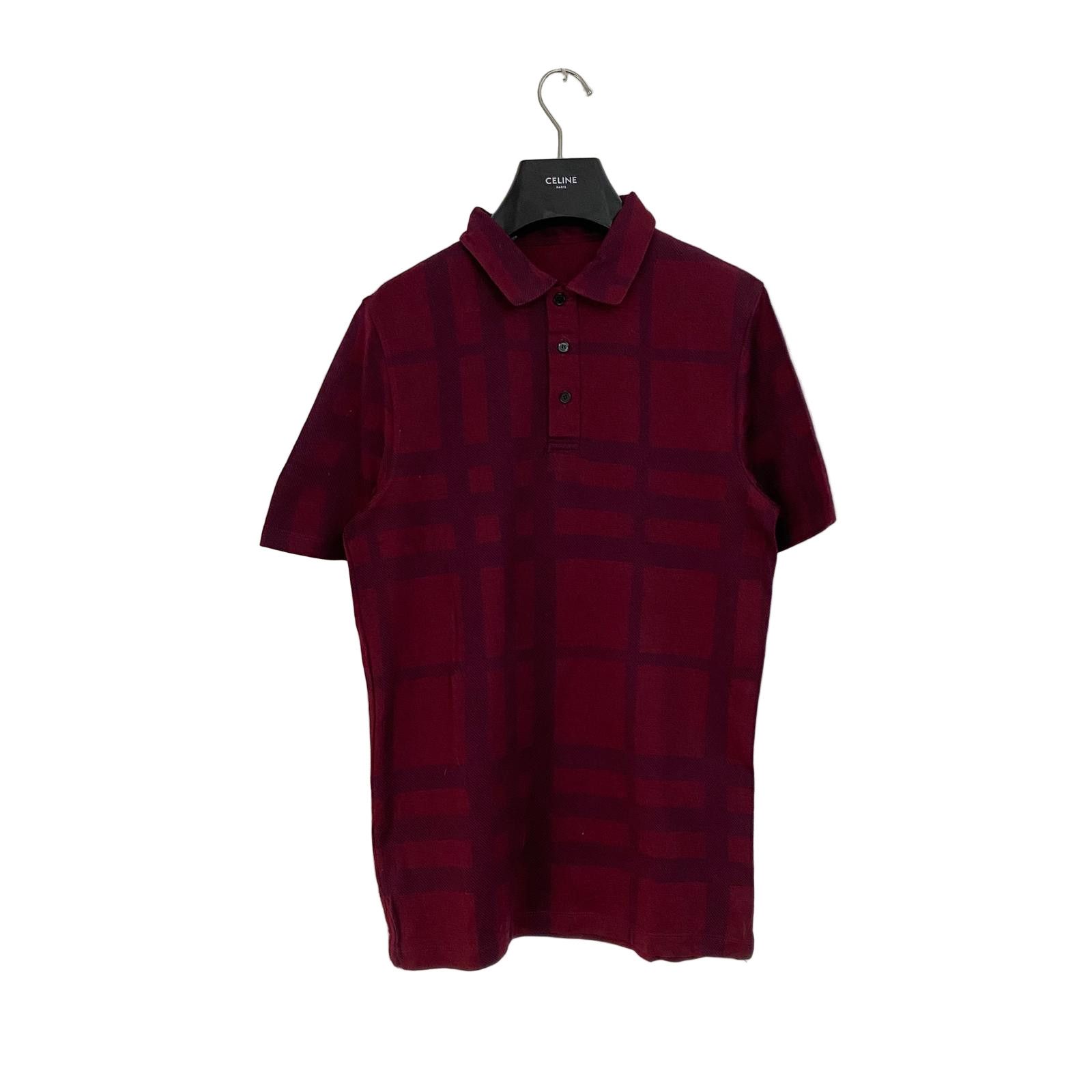 Burberry Red Nova Check Slim Polo Size US XS / EU 42 / 0 - 1 Thumbnail