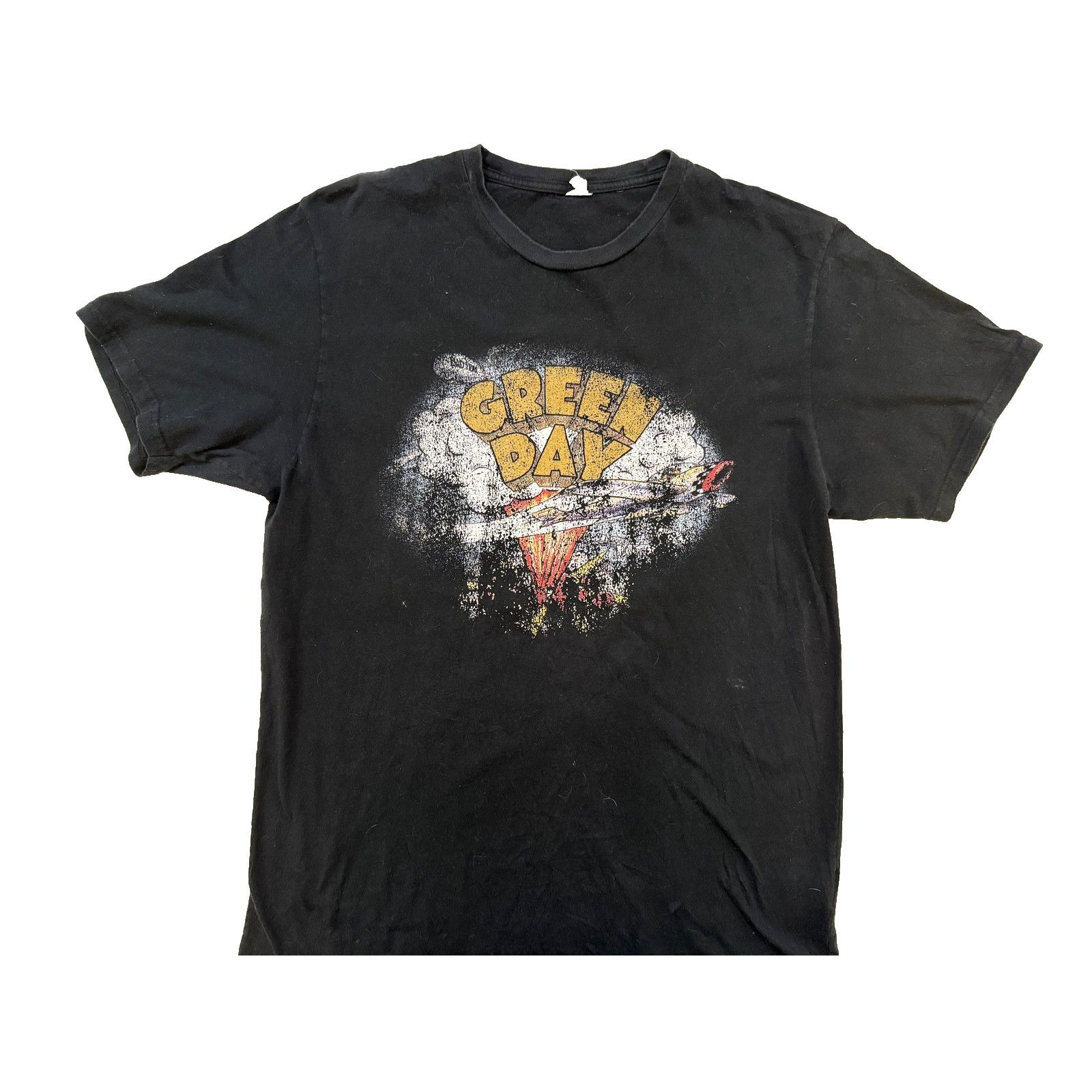 & Other Stories Vintage Green Day Shirt Mens MED Black Band Rock Concert 90s Size US M / EU 48-50 / 2 - 1 Thumbnail