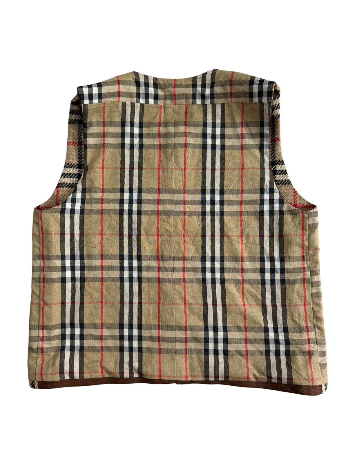 Burberry Reversible Vest Checkered Design Custom Burberrys Size US M / EU 48-50 / 2 - 4 Thumbnail