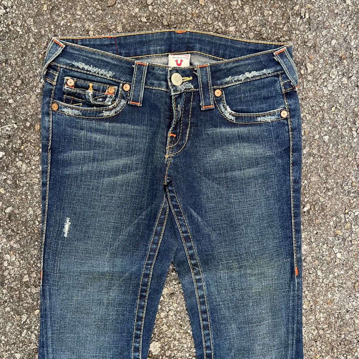 True Religion Vintage True Religion Flare Jeans Size 27" / US 4 / IT 40 - 4 Thumbnail