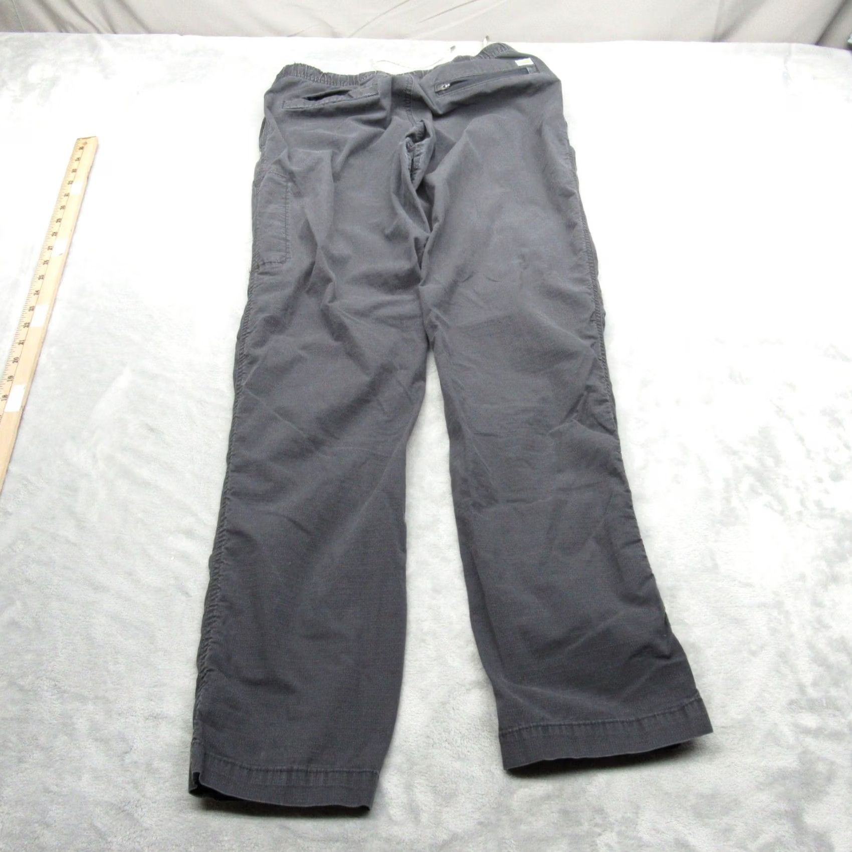 Vuori Vuori Pants Men Medium Gray Elastic Drawstring Pockets Ripstop Climbing READ Size US 31 - 3 Thumbnail