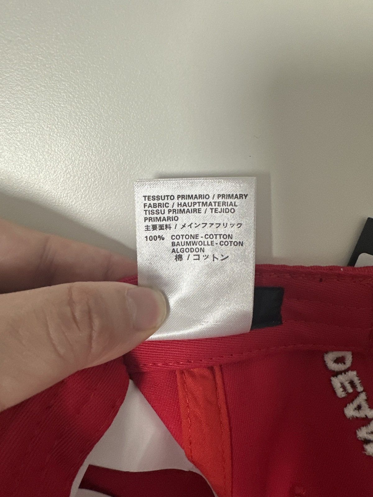 Dsquared2 Dsquared2 Red Logo Baseball Cap Size ONE SIZE - 10 Thumbnail
