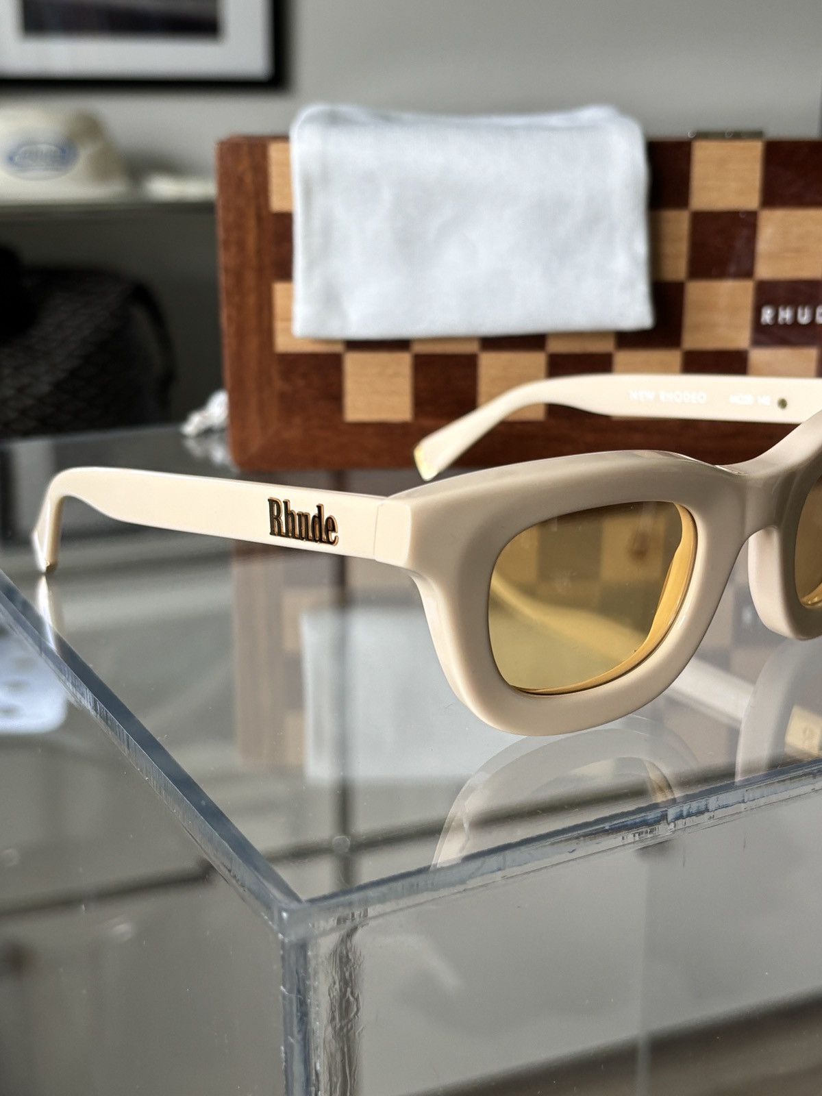 Rhude RHUDE - NEW RHODEO FRAME SUNGLASSES Size ONE SIZE - 3 Thumbnail