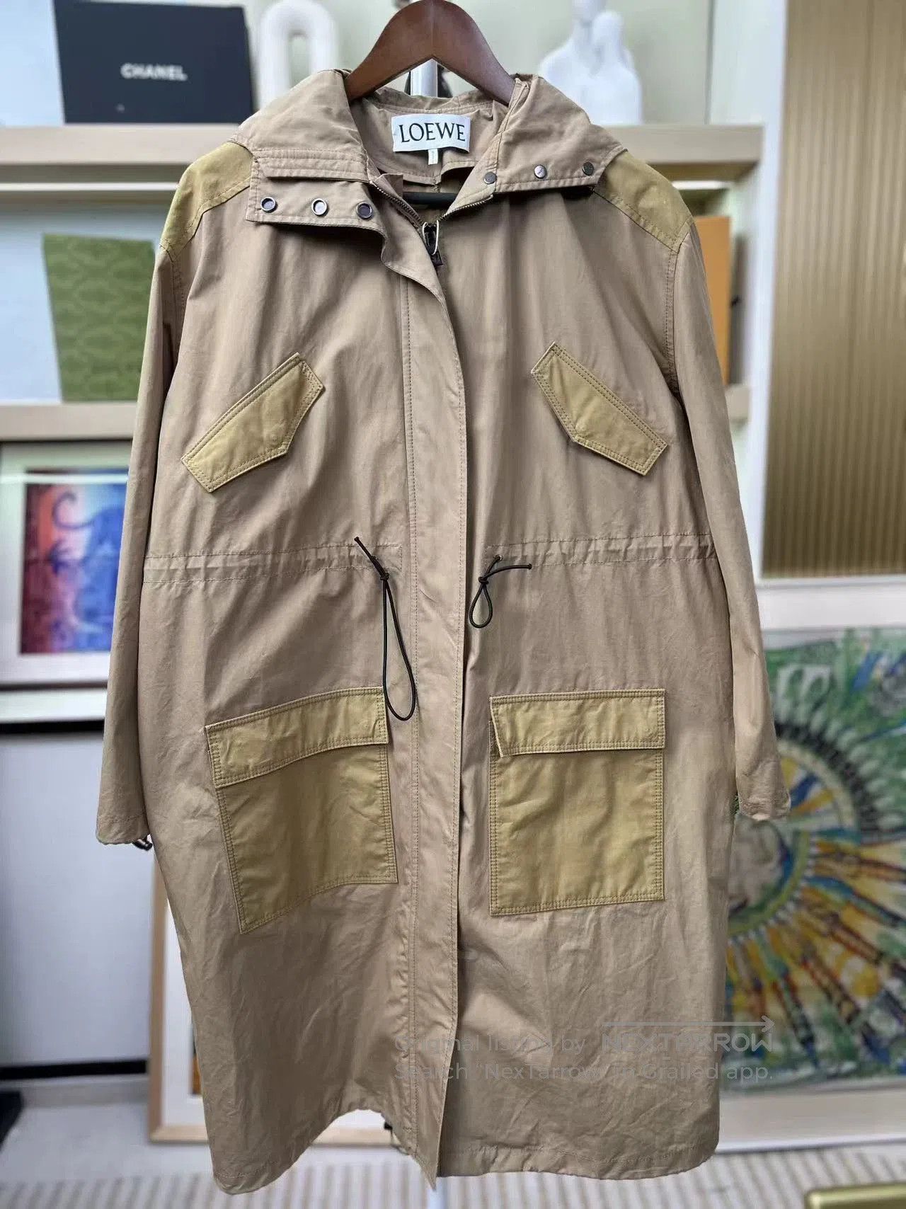 Loewe Loewe Leather Patch Pocket Trench Coat. Size US S / EU 44-46 / 1 - 1 Thumbnail
