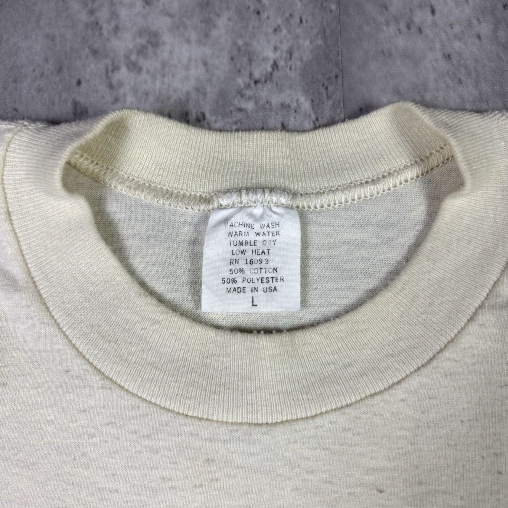 Vintage VINTAGE Mt Gretna T Shirt Cream Single Stitch Graphic Logo Adult Large 90s Mt Gretna Logo 90s Mens Shirt Size US L / EU 52-54 / 3 - 5 Thumbnail