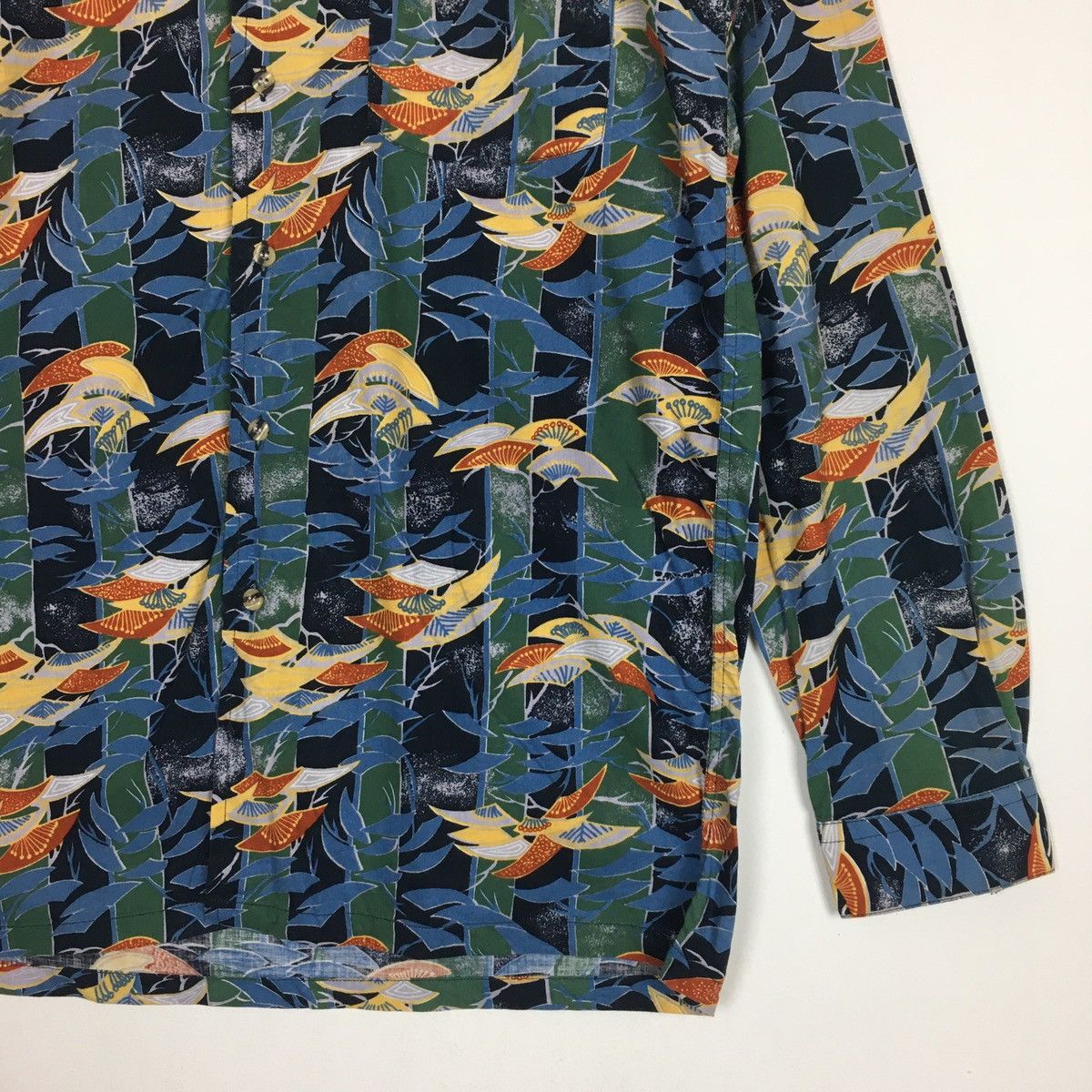 Japanese Brand Vintage Dope Design Button Ups Shirt Size US S / EU 44-46 / 1 - 3 Thumbnail